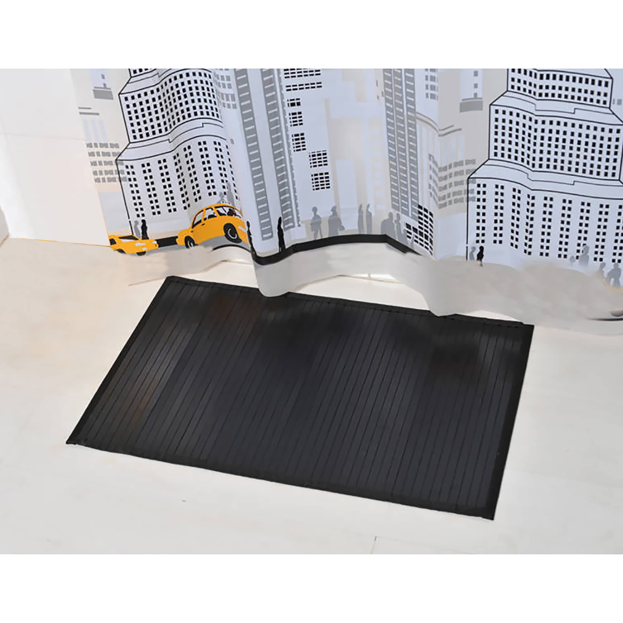 Premium French Style Bathroom Rug - Soft Bamboo Floor Mat 32