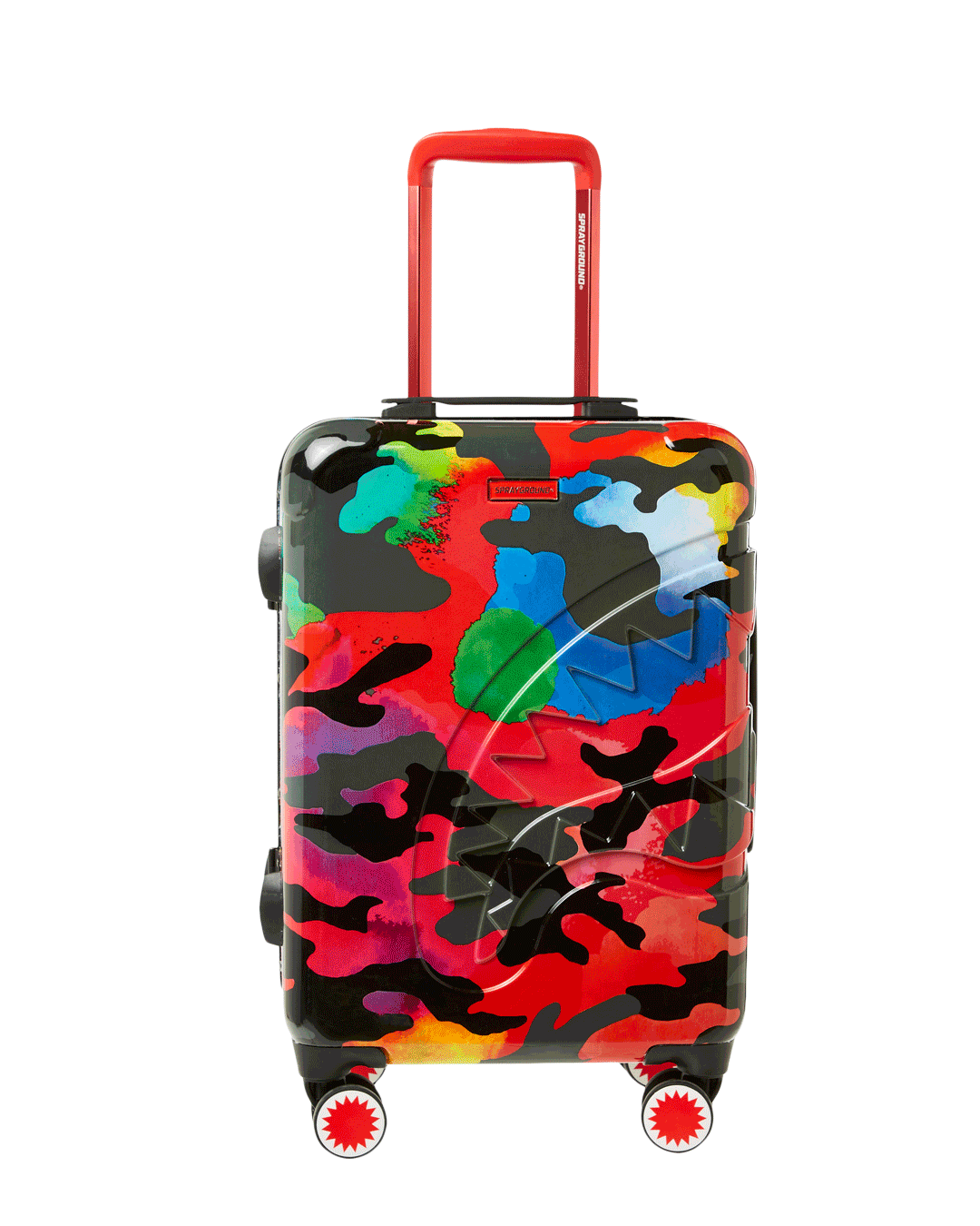 Camoburst Sharknautics Hardshell Carry-On Luggage - Lightweight Spinner Suitcase for Air Travel, Business Trips & Weekend Getaways