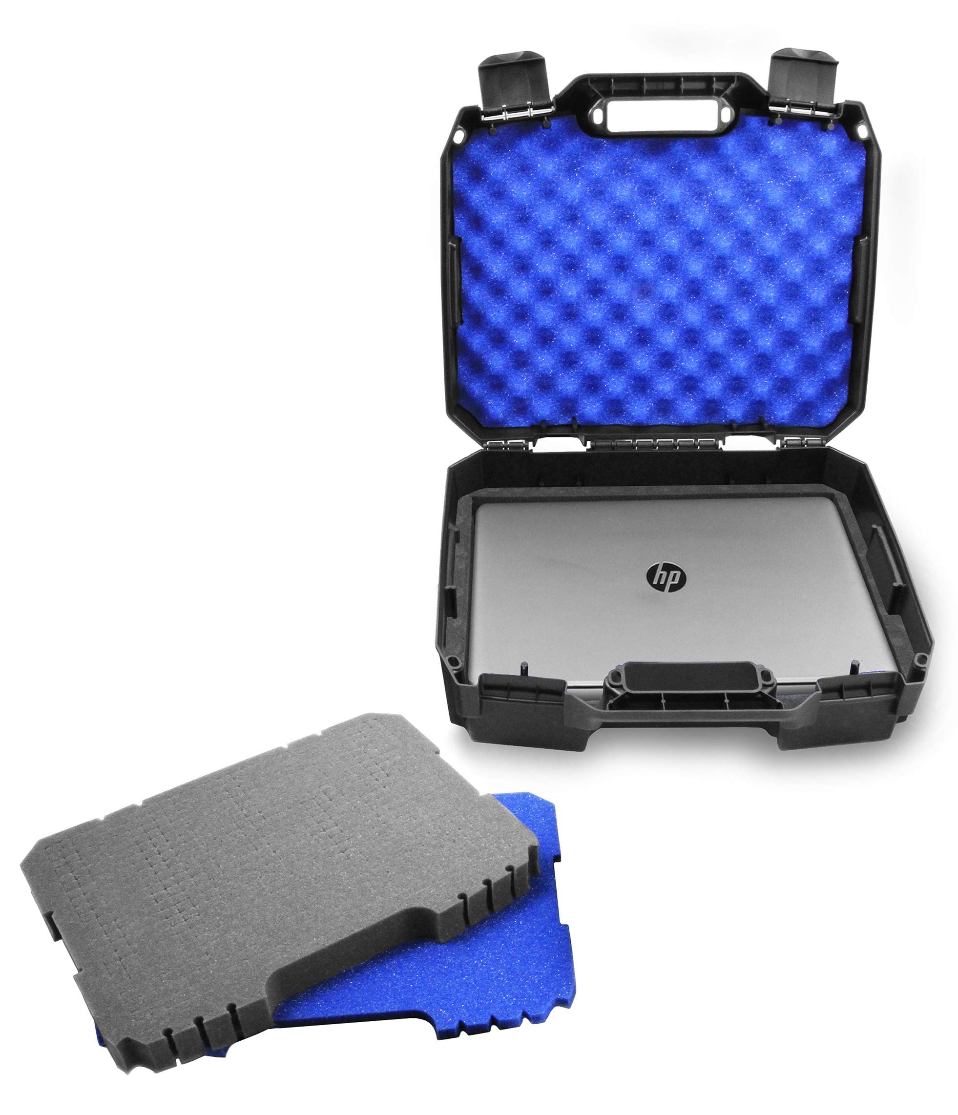 CASEMATIX 15.6英寸笔记本电脑硬壳保护套 - 兼容HP Elite Dragonfly、Pavilion、Envy 360 X360、Stream 14等多款机型 - 可定制配件 - 商务旅行、日常通勤、户外办公的理想选择