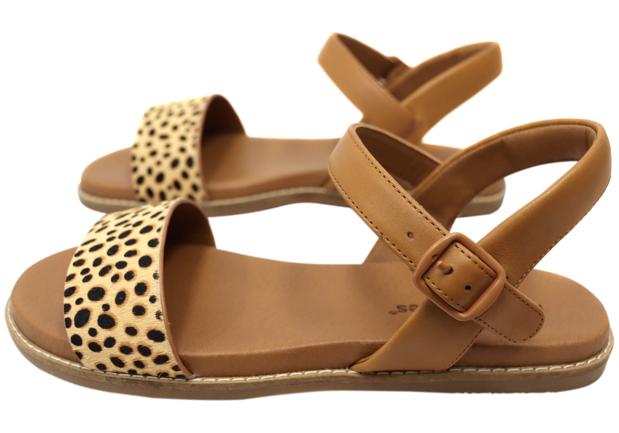 Hush Puppies Women's Comfortable Leather Sandals - Breathable & Supportive for Walking, Travel & Summer Outfits