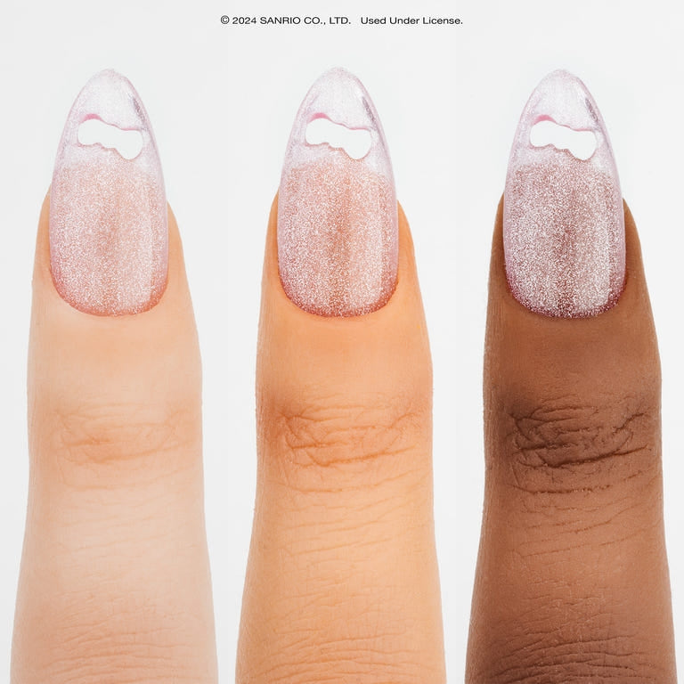 Apres x Kuromi Cat Eye Gel K108 - Kuromi & Romina Nail Art Design | Long-Lasting Press-On Nails for Parties, Cosplay & Special Occasions