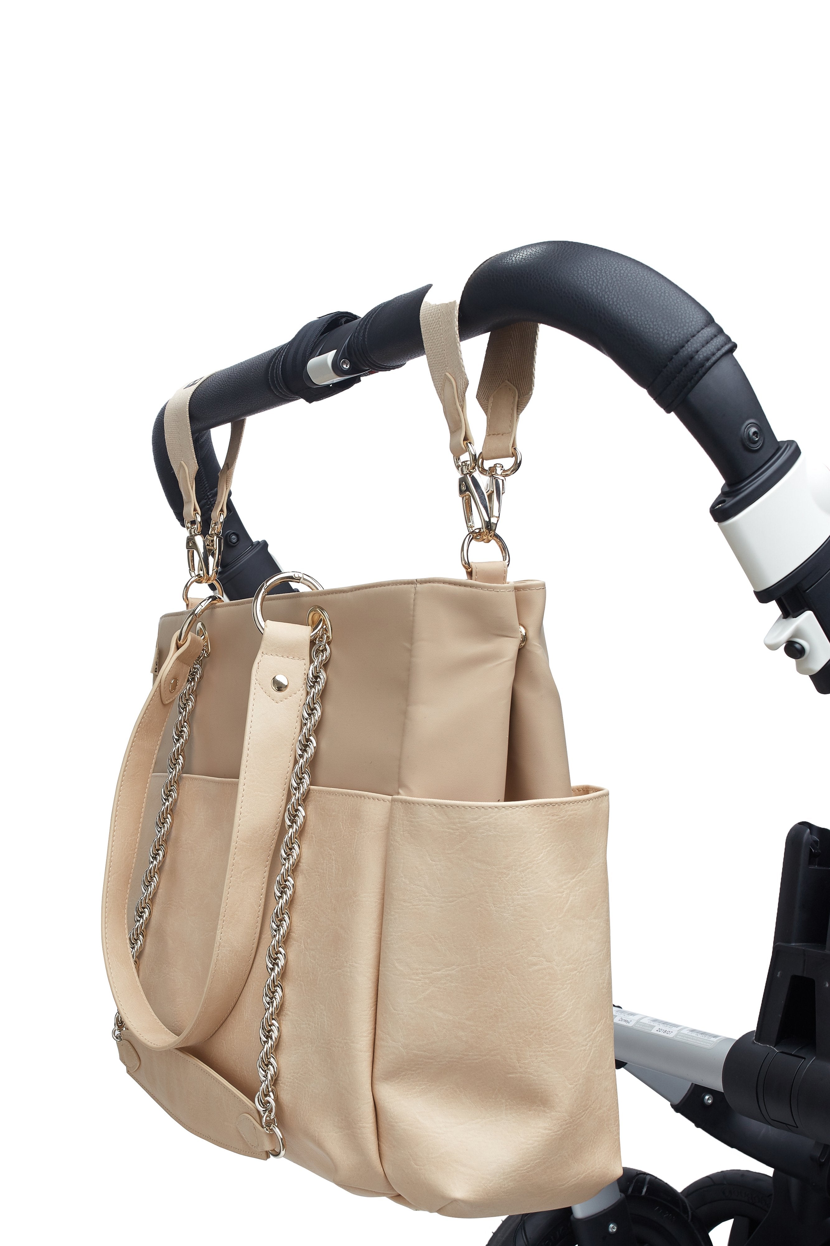 Premium Beige Diaper Bag for Moms - Large Tote with Multiple Pockets, Insulated Bottle Holder & Changing Pad | Perfect for Baby Outings, Travel & Everyday Use