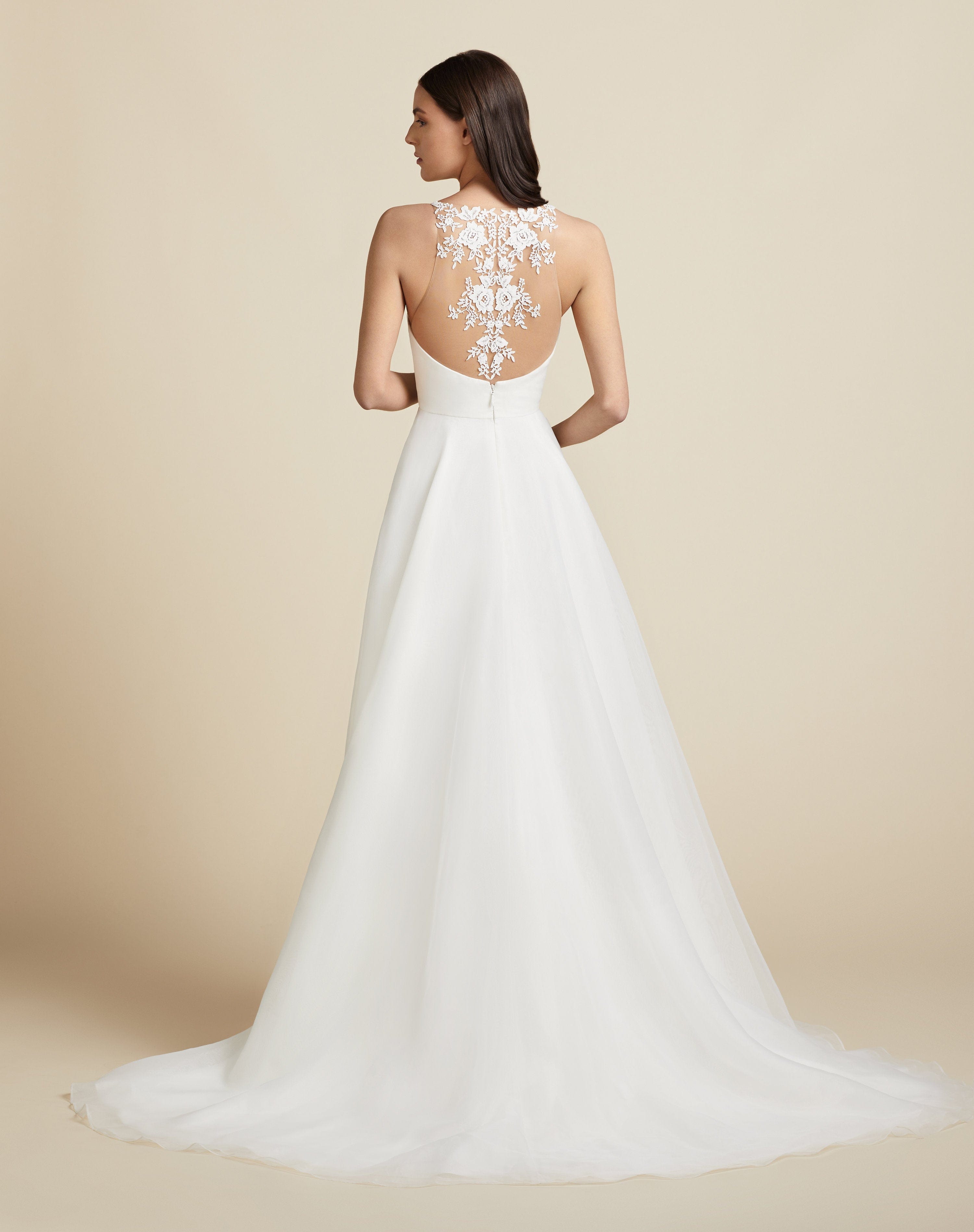 Hayley Paige Hart Blush Wedding Dress Size 12 - Elegant A-Line Gown for Brides, Bridesmaids & Formal Events