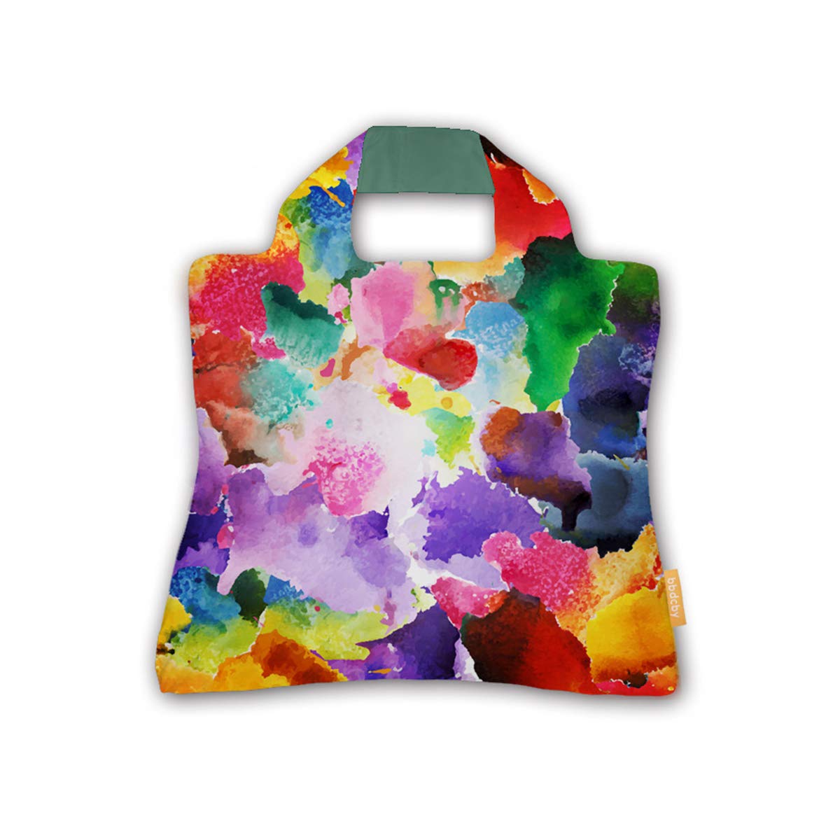 Eco-Friendly Reusable Grocery Bags - Foldable, Washable & Waterproof Nylon Tote with Built-in Belt - Perfect for Shopping, Travel & Beach Trips