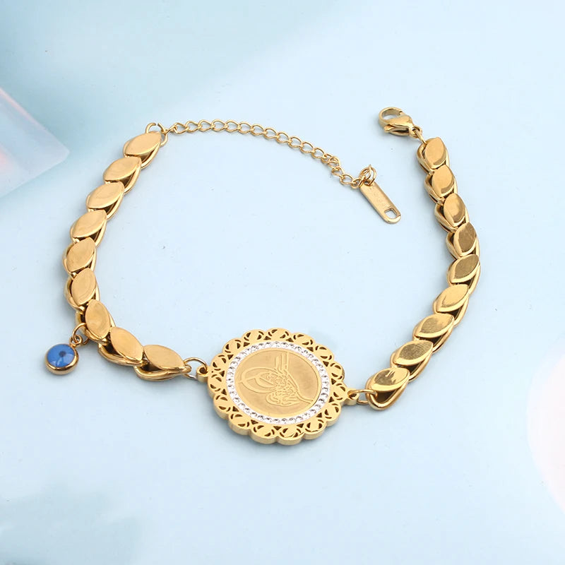 Golden Sun Bracelet for Women - 14K Gold Plated Boho Beaded Bracelet - Handmade Adjustable Wrap Bracelet - Perfect for Summer, Beach, Festival & Everyday Wear