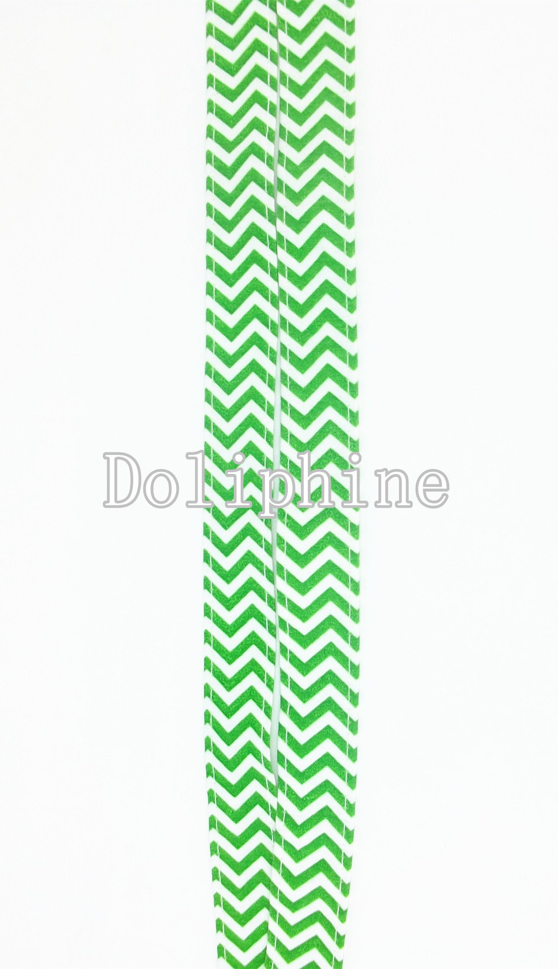 Wave Fabric Chevron Lanyard with Keychain - ID Badge Holder & Phone Strap for Work, School, Events (Green) - Perfect for Office, Conference, and Campus Use