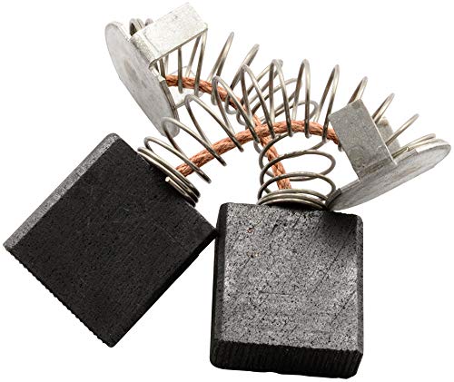 Premium Carbon Brushes CA-07-91129 for Jepson Grinder 4309 (0.28x0.67x0.71 Inch) - Includes Spring, Cable & Connector - OEM Replacement Part 0901008 - Perfect for Industrial Grinding, Metalworking & Workshop Maintenance