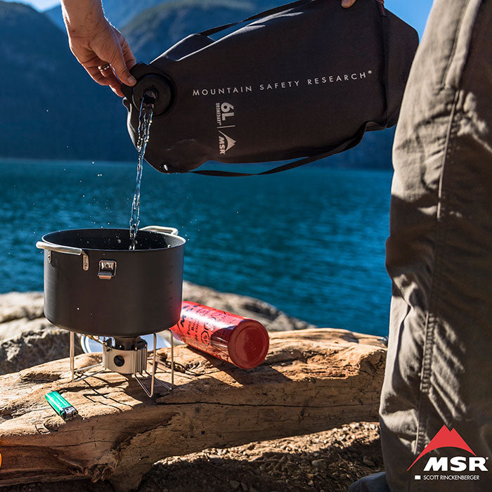 MSR Dromedary Water Storage Bag - 10L BPA-Free Collapsible Water Container for Camping, Hiking & Backpacking - Durable Hydration Bladder for Outdoor Adventures