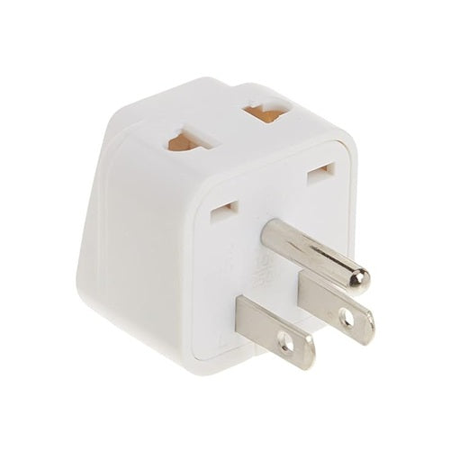 Type B to Ckitze 2-in-1 Grounded Plug Adapter - US Canada Japan Travel Converter - Perfect for Laptops, Hair Tools & Electronics Charging