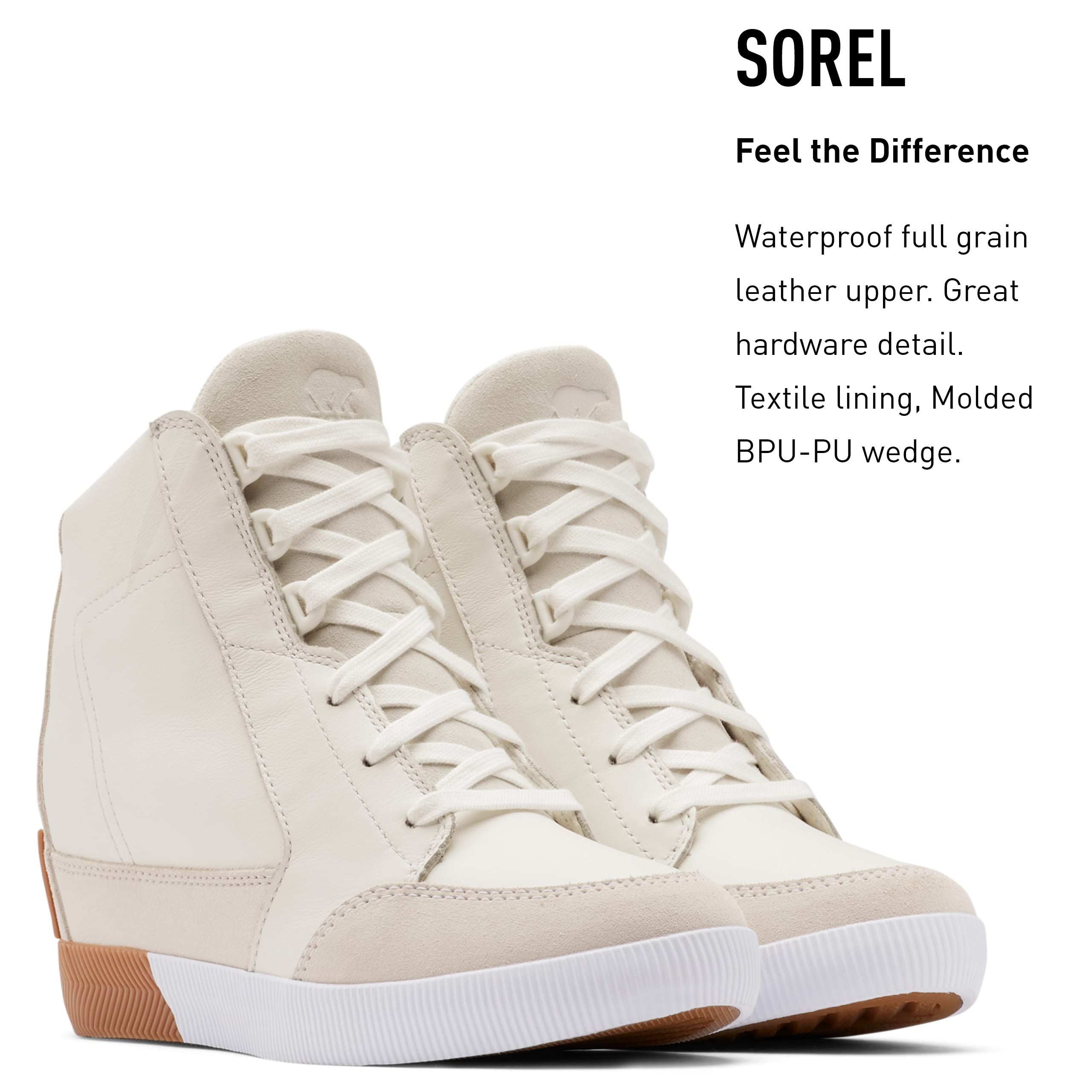 Sorel Women's Out 'N About Wedge Boots - Waterproof Winter Snow Boots for Women, Comfortable & Stylish Hiking Shoes - Perfect for Outdoor Adventures, Snowy Weather & Casual Wear
