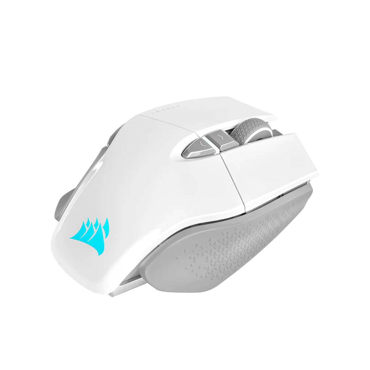 Corsair M65 RGB Ultra Wireless Gaming Mouse - White | FPS & MMO Gaming | Ergonomic Design for Long Sessions | PC & Mac Compatible