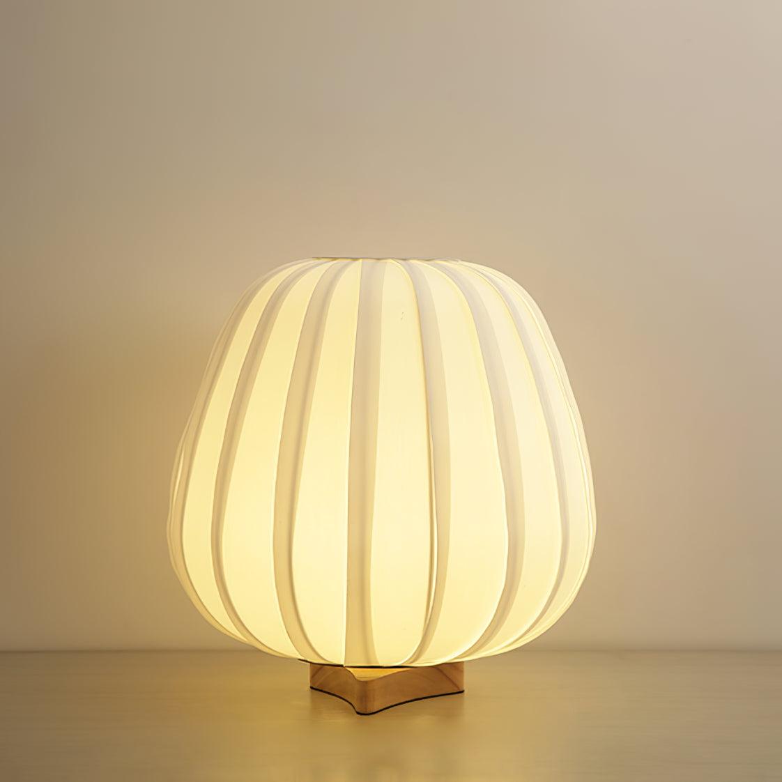 Modern Fabric Minimalist Table Lamp - Soft Lighting for Bedroom, Living Room & Office - Energy Efficient LED Desk Lamp for Home Decor