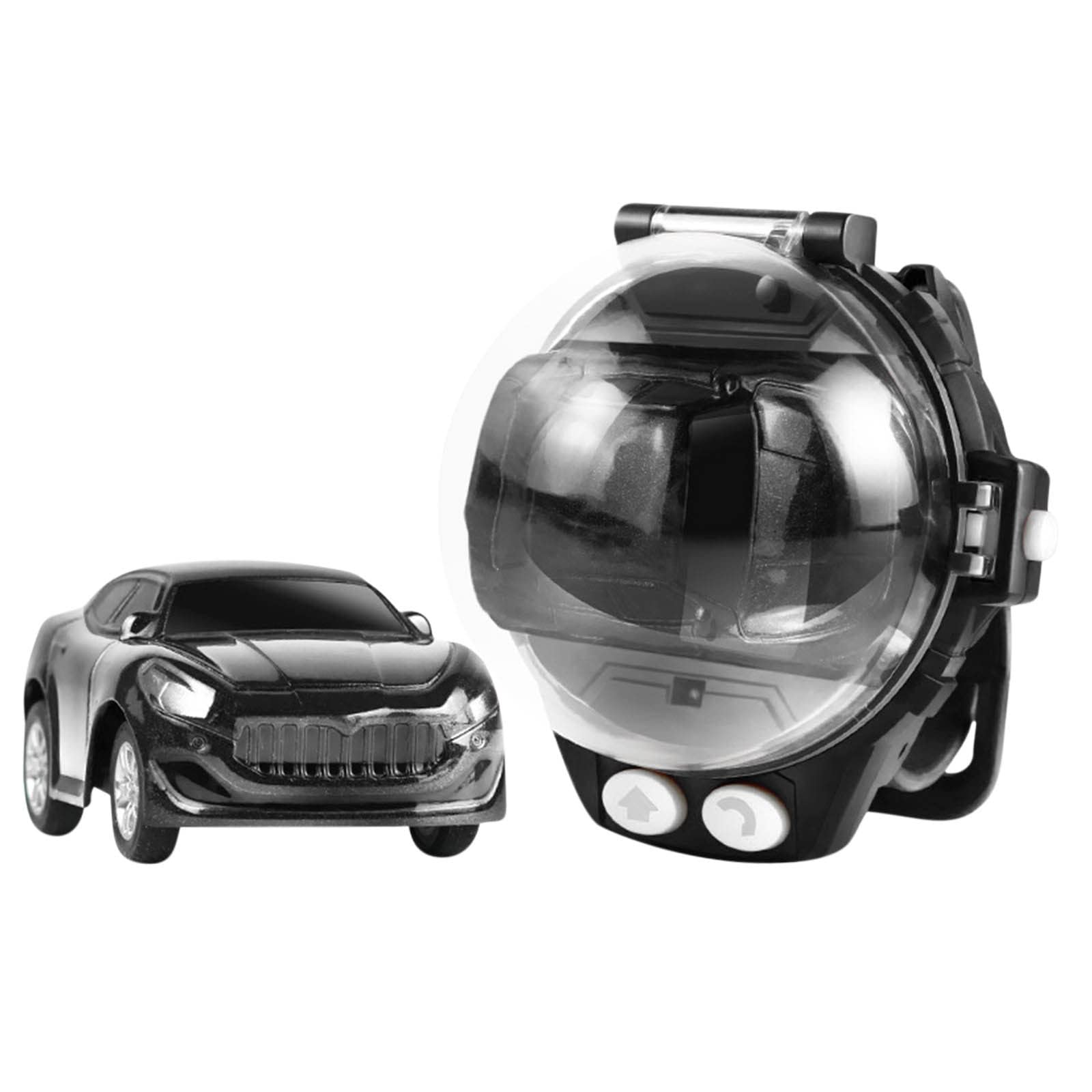 2022 New Mini Remote Control Car Watch Toy - 2.4GHz RC Electric Toy Car with Detachable Wristband, Fun Gift for Kids Boys & Girls (Black) - Perfect for Indoor Play, Birthday Presents & STEM Learning