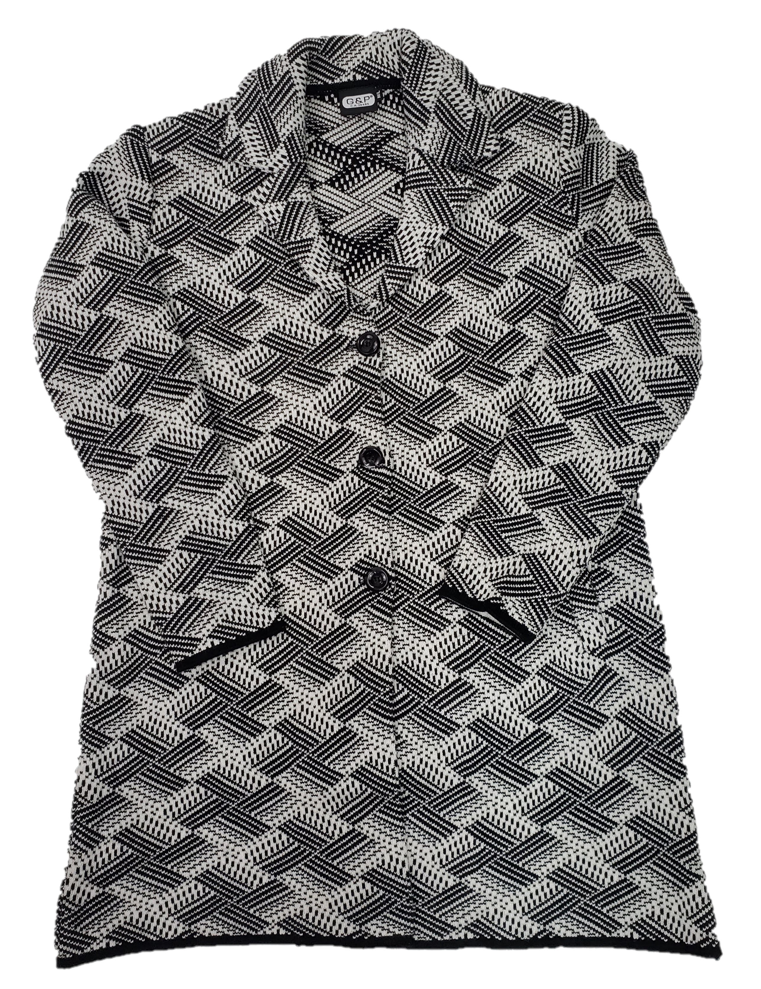 Stylish Women's Knitted Designer Coat - Cozy Winter Fashion for Casual Outings & Office Wear