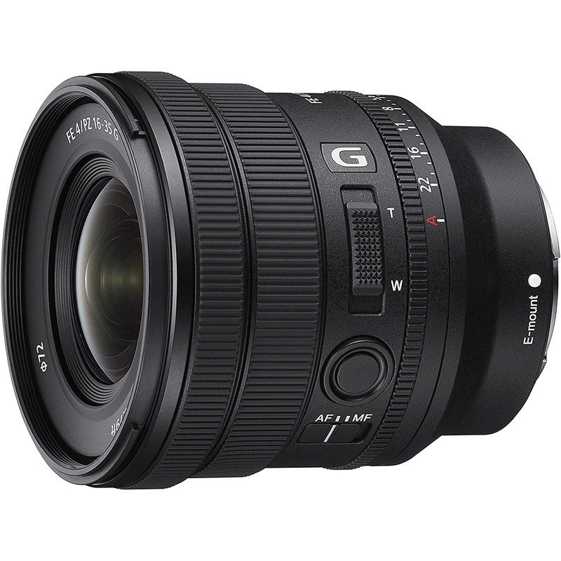 Sony FE PZ 16-35mm F4 G Wide Angle Zoom Lens for Photography & Videography – Perfect for Landscapes, Travel, and Vlogging