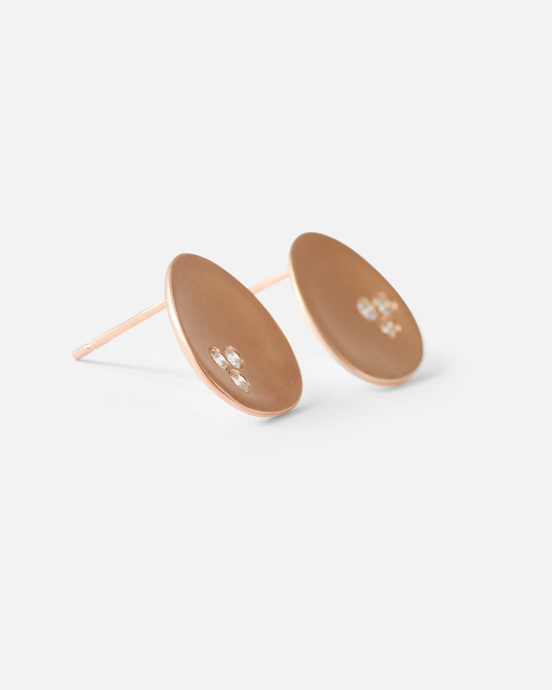 Leaf & Diamond Stud Earrings for Women - 14K Gold Plated Hypoallergenic Earrings - Elegant Floral Jewelry for Daily Wear, Parties & Special Occasions