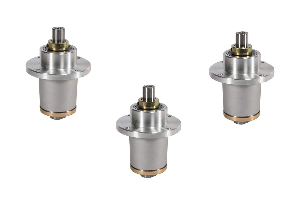 Rotary 3 Pack Spindle Assembly Replacement for Bad Boy 037-6015-50 Outlaw XP Mowers 2015-2016 Models - Short Shaft - Perfect for Lawn Maintenance & Commercial Landscaping