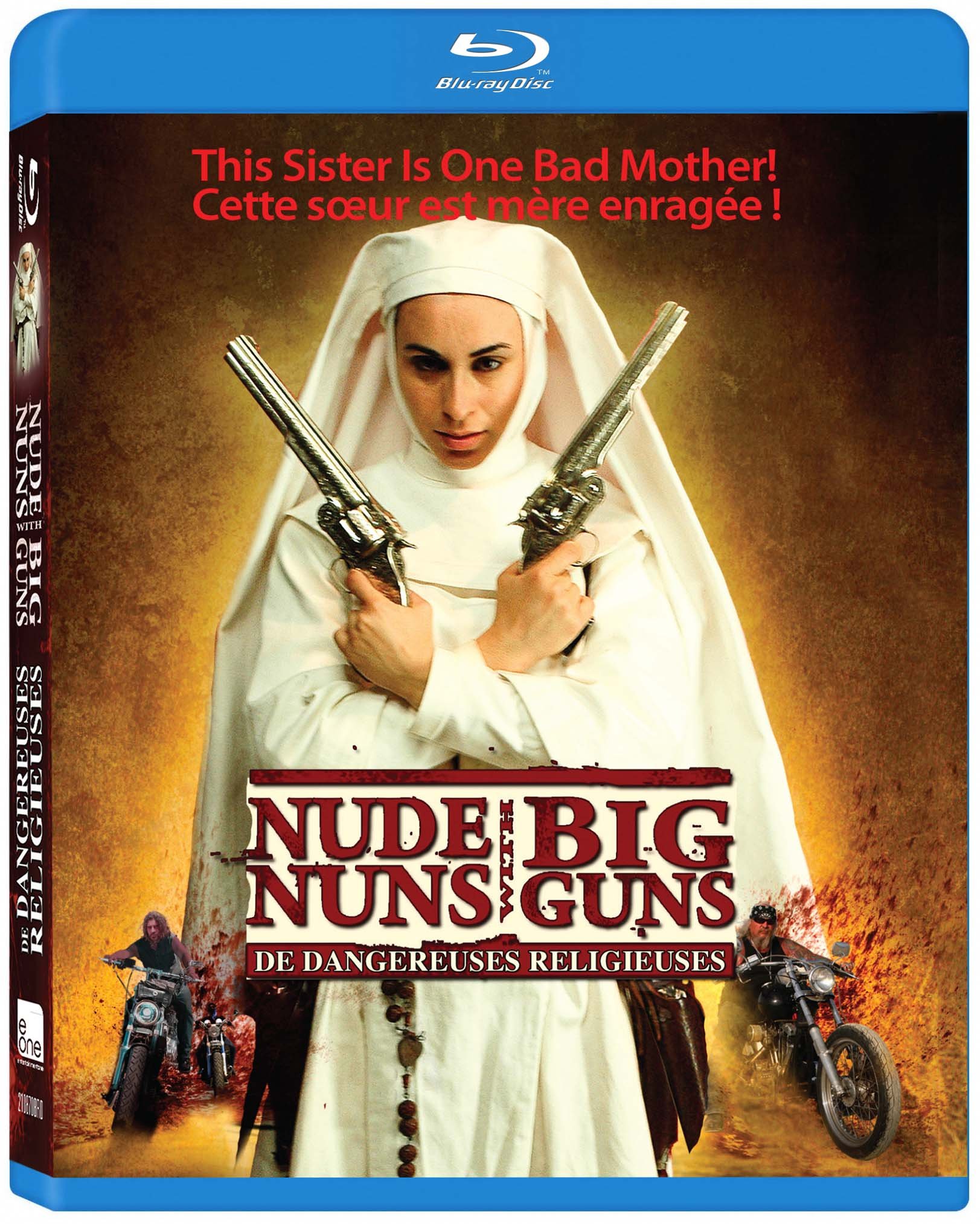 Nude Nuns with Big Guns Blu-ray - Action-Packed Cult Movie for Thriller & Horror Fans - Perfect for Movie Nights and Collector's Shelves