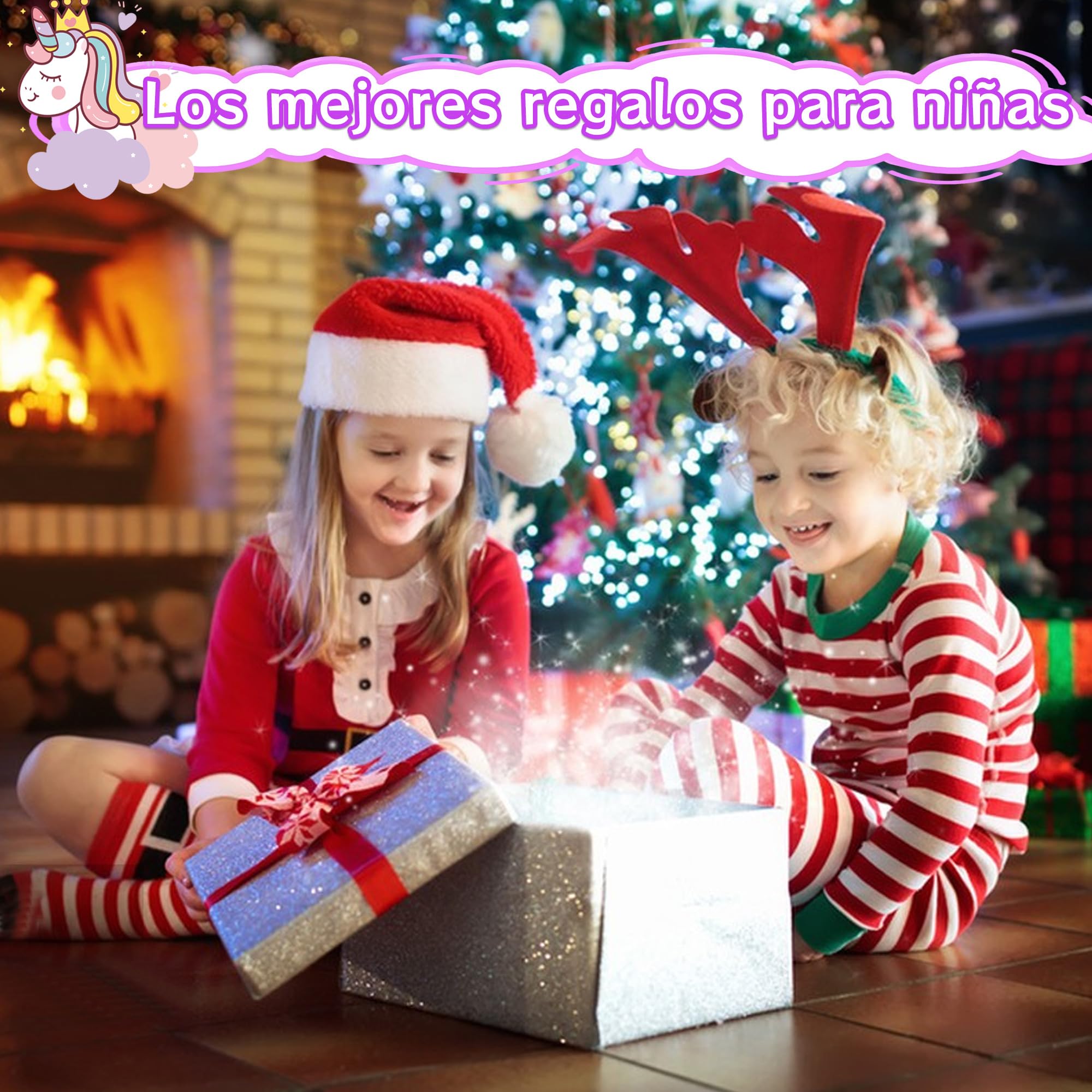 Unicorn Makeup Kit for Kids - Non-Toxic & Safe Cosmetic Toy Set for Girls Ages 4-12 | Perfect Gift for Birthday, Christmas & Princess Playtime | Great for Dress-Up, Pretend Play & Creative Fun