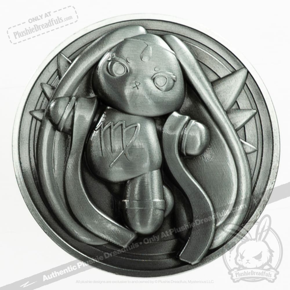 Plushie Dreadfuls Collectible Zodiac Rabbit Coin - Cute Animal-Themed Coin for Collectors, Gifts & Home Decor | Perfect for Chinese New Year, Birthday Presents & Coin Collections
