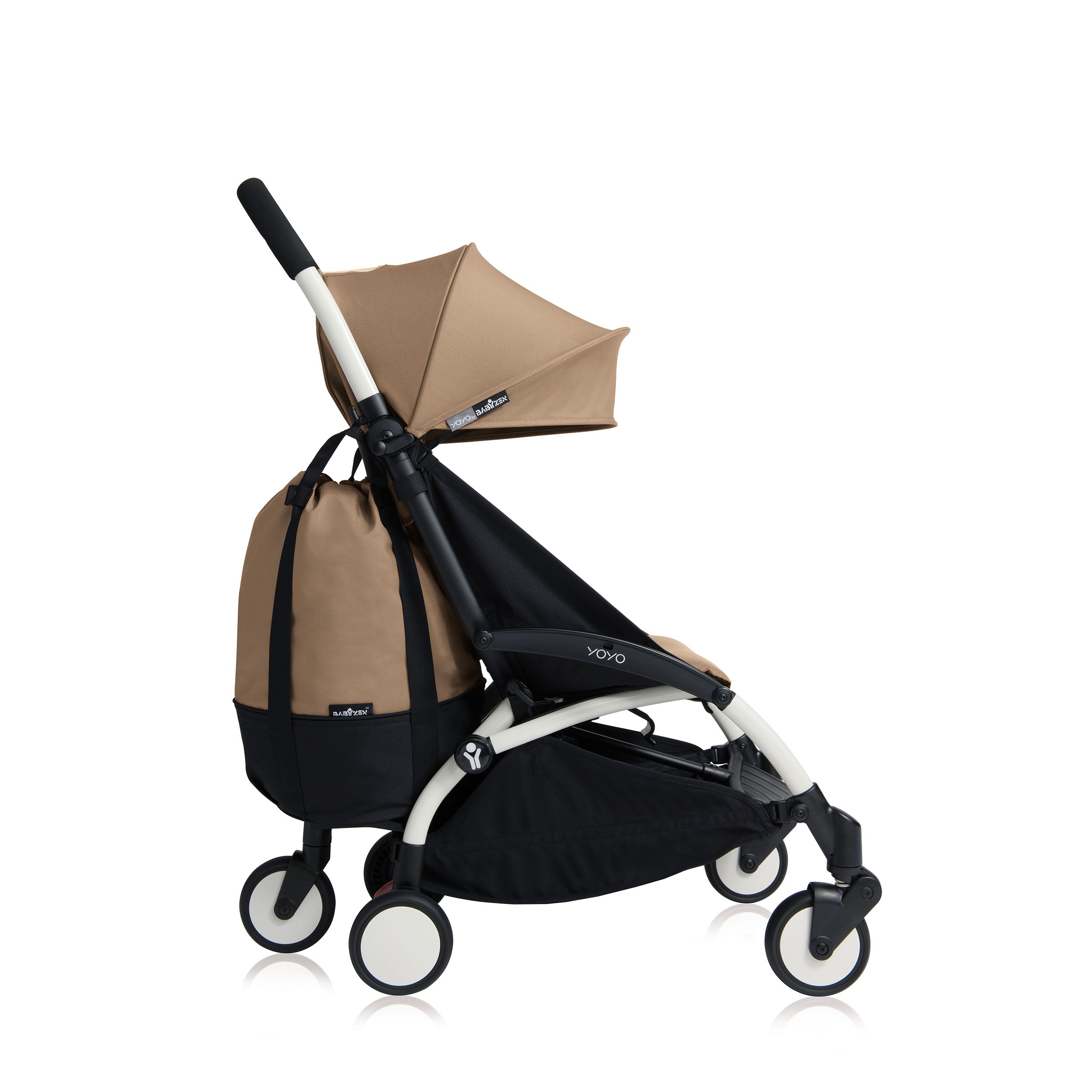 BabyZen YOYO Stroller Bag in Taupe - Compact & Stylish Diaper Bag for On-the-Go Parents | Perfect for Travel, Shopping & Daily Outings