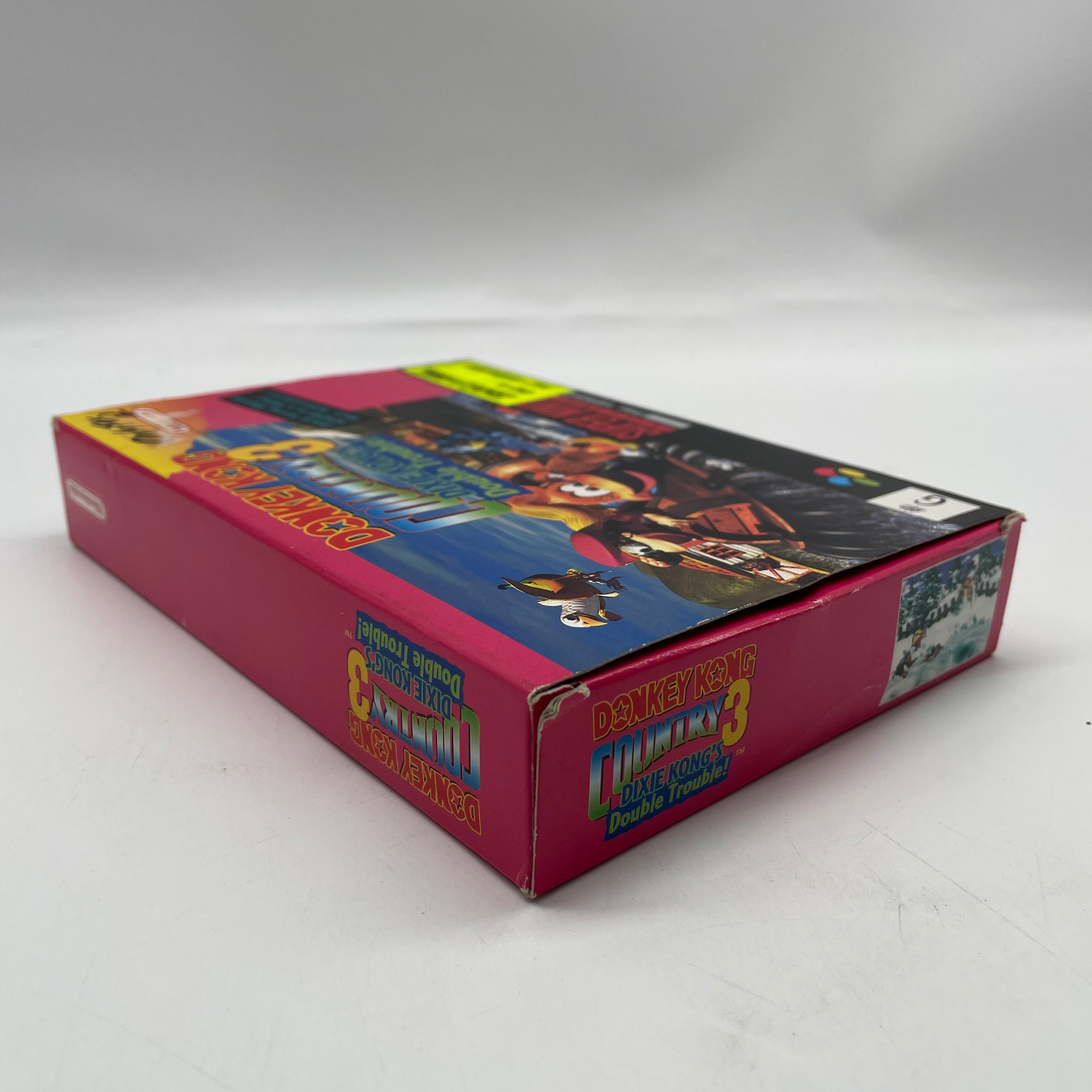 Donkey Kong Country 3 Dixie Kong's Double Trouble - Complete SNES Game Box Set for Super Nintendo Entertainment System | Retro Gaming, Collector's Item, 90s Nostalgia