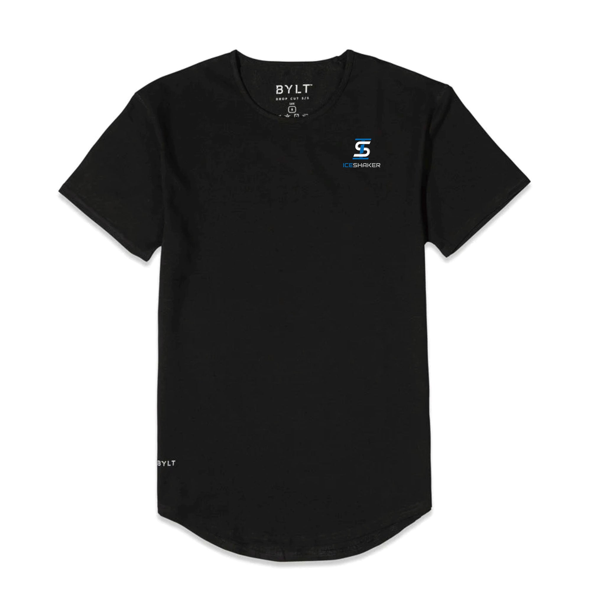 BYLT Men's Drop Cut LUX Short Sleeve T-Shirt for Gym & Workout - Moisture Wicking Performance Shirt for Men - Comfortable Casual & Athletic Wear for Training, Running & Everyday Use