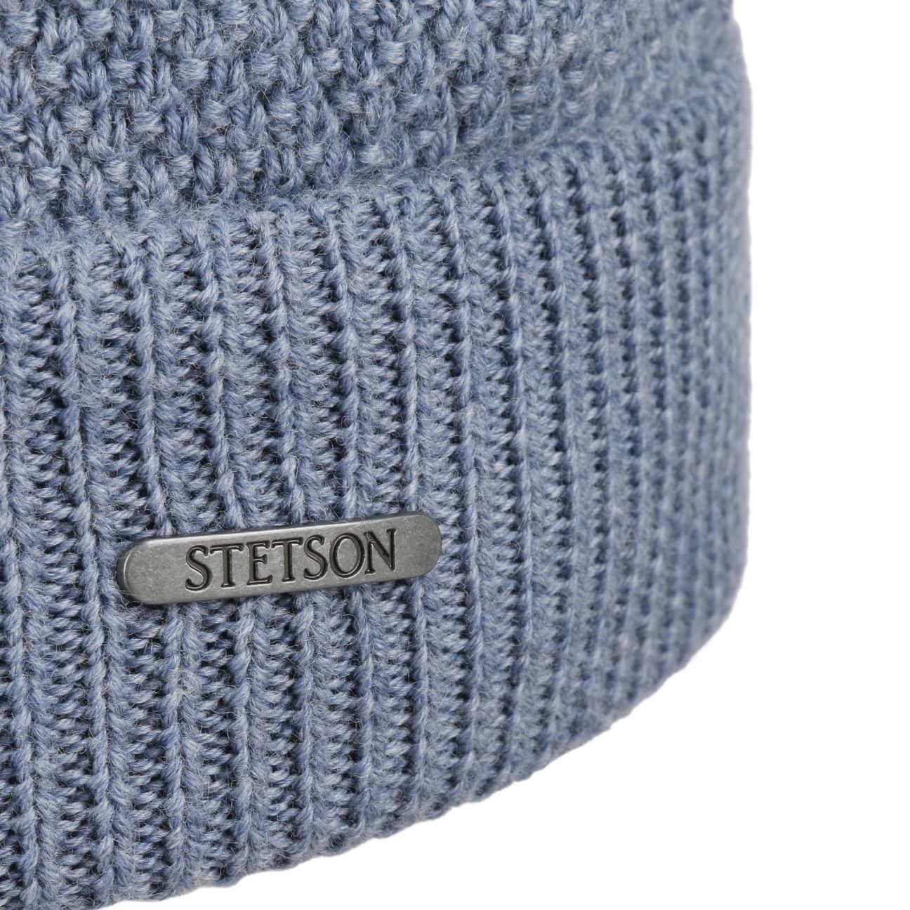 Stetson Rodrick Merino Wool Knit Hat for Men - Soft & Warm Winter Beanie for Outdoor Activities, Skiing & Hiking