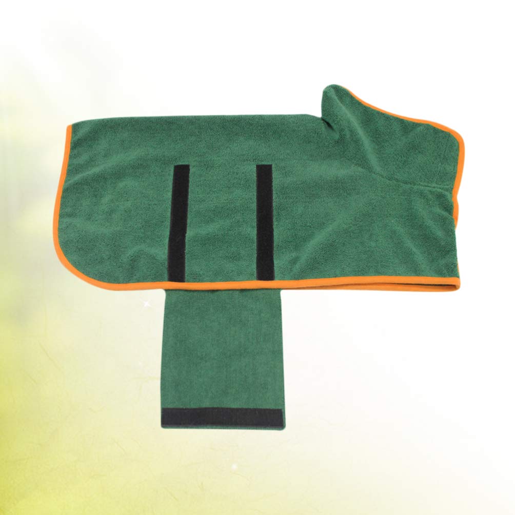 VILLCASE Wearable Dog Towel Robe with Hood - Soft Absorbent Pet Bathrobe for Dogs & Cats - Quick Drying Grooming Towel for Puppy Bath Time, After Swimming & Outdoor Adventures