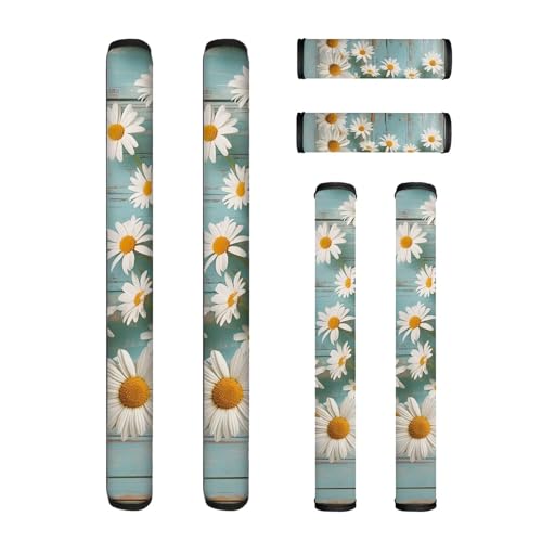 Daisy Blue Wood Grain