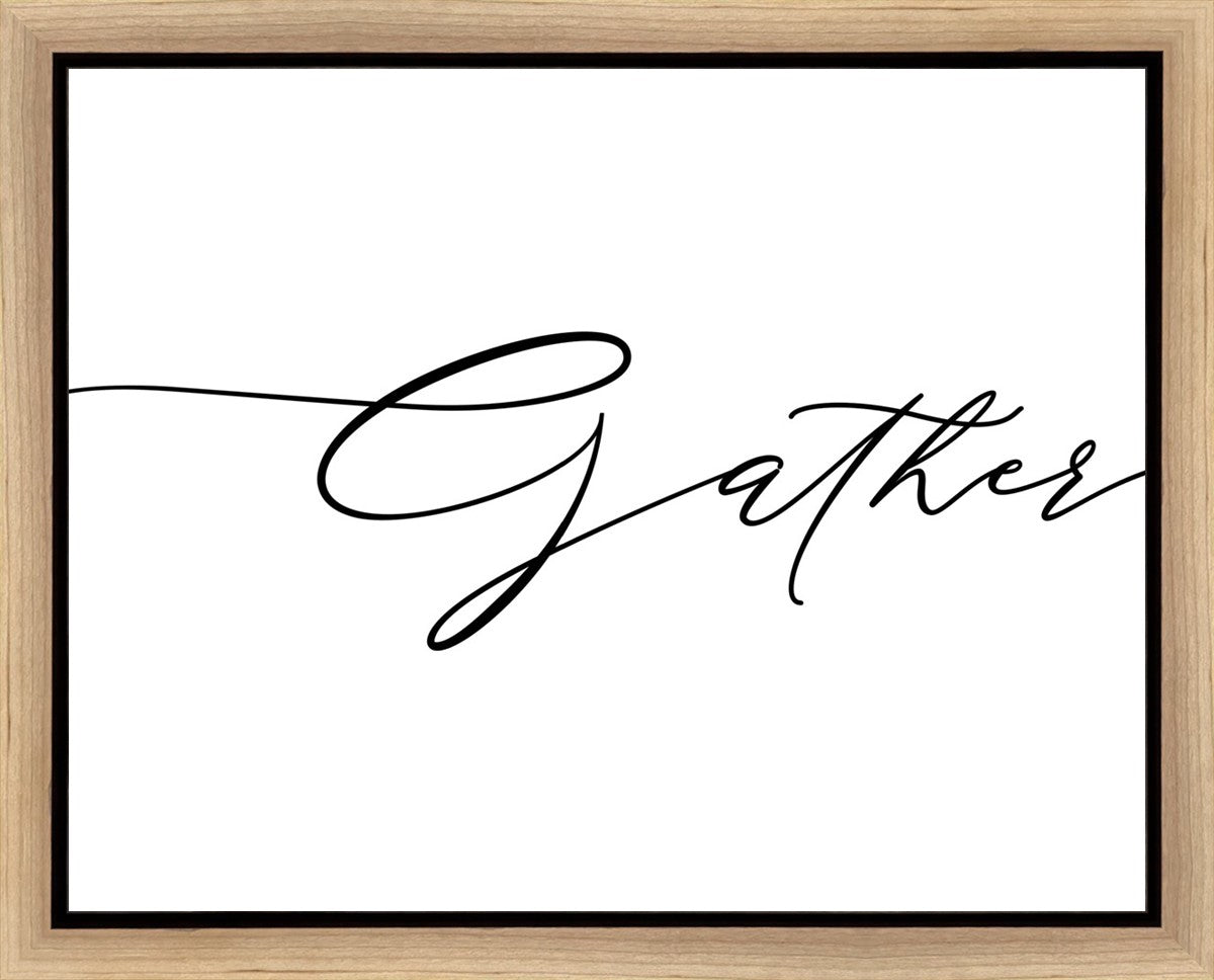 Premium Gather Gallery Wrap Canvas - High-Quality Stretched Canvas for Wall Art & Home Decor - Perfect for Living Room, Bedroom & Office Decorations