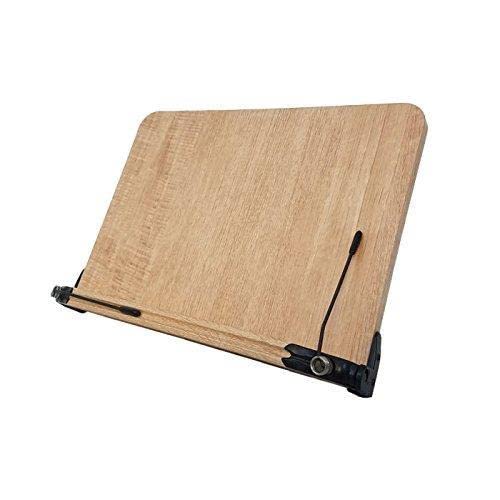 15.6x10.4 Inch Adjustable Book Stand Holder - Perfect for Cookbooks, Music Sheets, Textbooks & Office Documents - Sturdy Desktop Organizer for Kitchen, Classroom, Office & Home Use