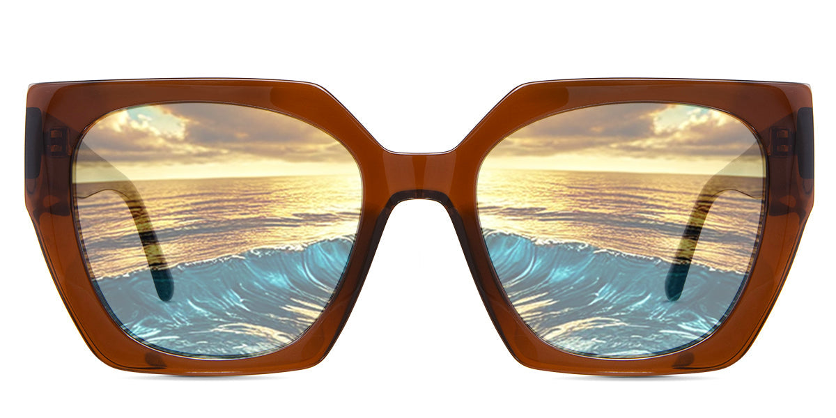 Lenor Women's Prescription Tinted Glasses - Stylish & UV Protection for Daily Wear, Reading, and Outdoor Activities