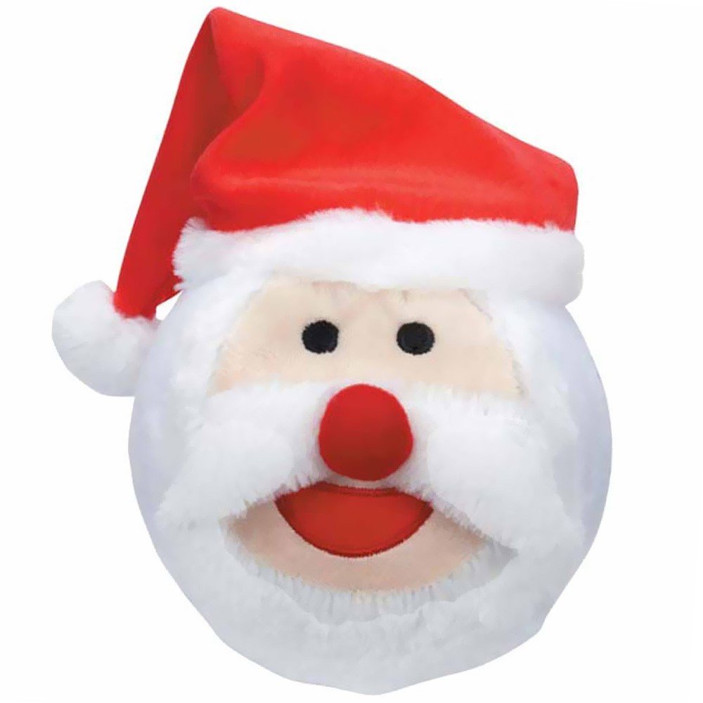 Snowball Gang Dog Toys - 5 Inch Christmas Santa Plush Chew Toy for Small & Medium Dogs - Perfect for Holiday Playtime & Gifts