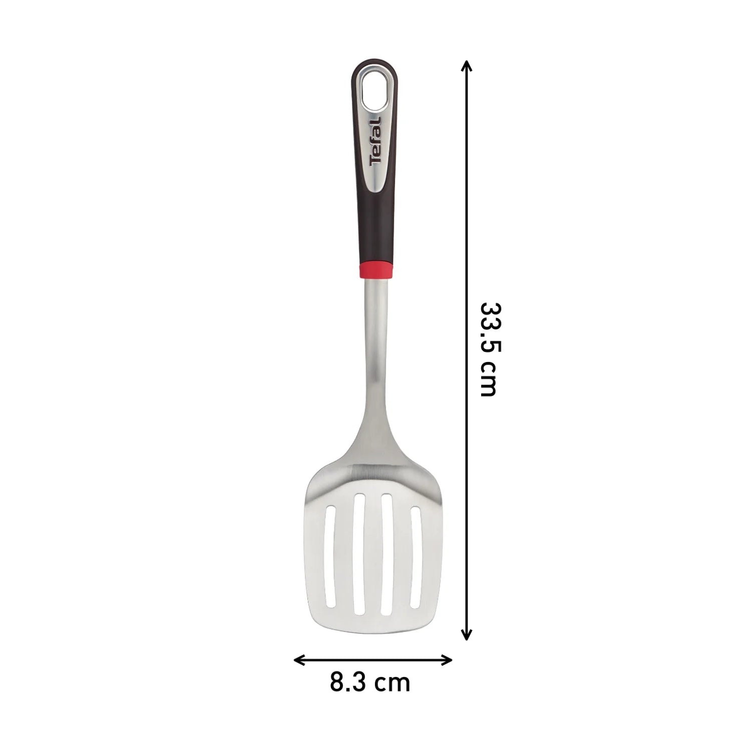 Tefal Ingenio Stainless Steel Slotted Turner K1180314 - Professional Kitchen Spatula for Flipping Pancakes, Burgers & Eggs - Perfect for Home Cooking & Restaurant Use
