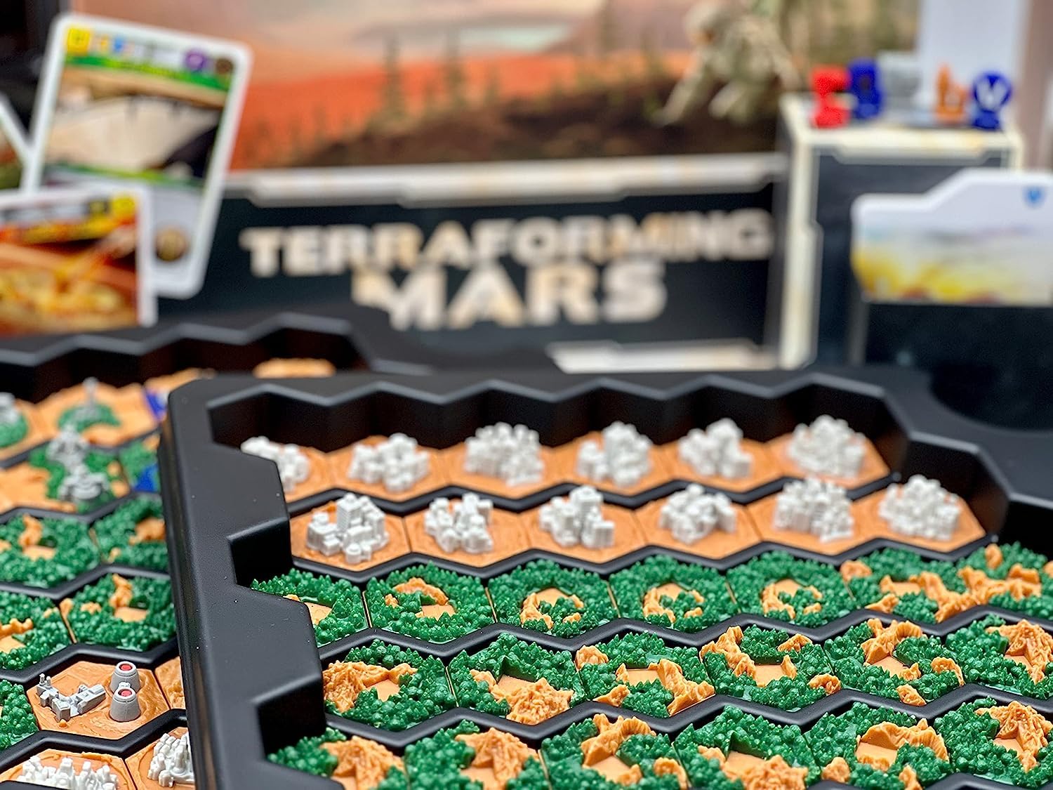 Terraforming Mars Big Box by Stronghold Games - Premium Storage Solution for Board Game Expansion & Accessories | Perfect for Game Nights & Collector's Display