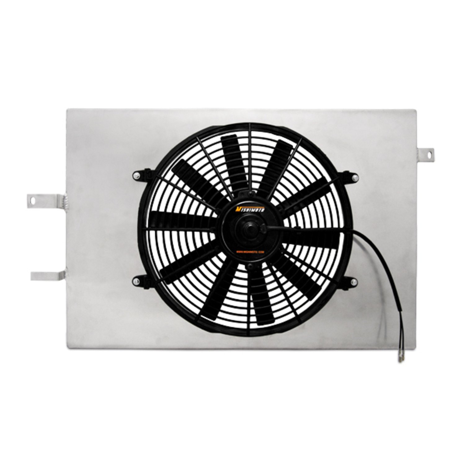 Mishimoto MMFS-MUS-94 Performance Aluminum Fan Shroud for 1994-2004 Ford Mustang - Silver | High-Performance Cooling Upgrade for Street & Track Racing