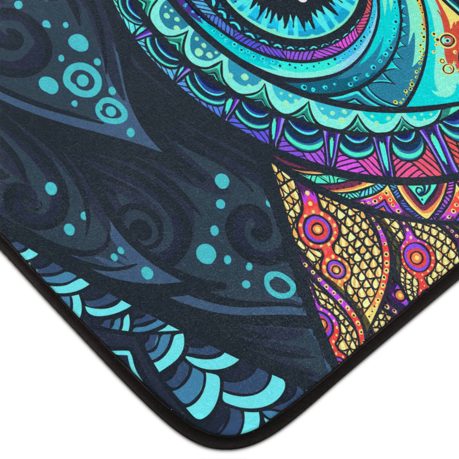 Creative Owl Pattern 5x7 Area Rugs - Stain Resistant, Non-Slip Rubber Backing for Living Room, Nursery & Playroom - Soft Large Floor Carpet for Home Decor (5' x 7') | Perfect for Kids' Rooms, Cozy Spaces & Modern Interiors