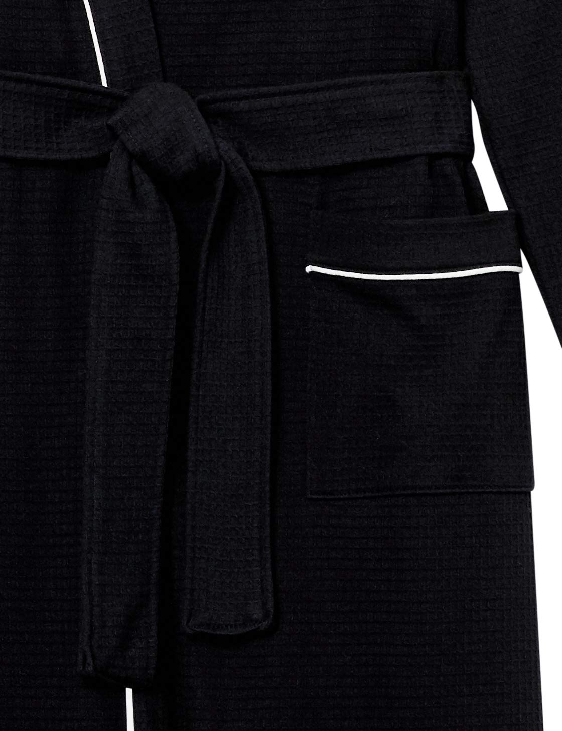 Amazon Essentials Women's Lightweight Waffle Full-Length Robe - Soft & Comfortable Bathrobe for Women (Plus Size Available) - Perfect for Spa, Lounging & Relaxation at Home