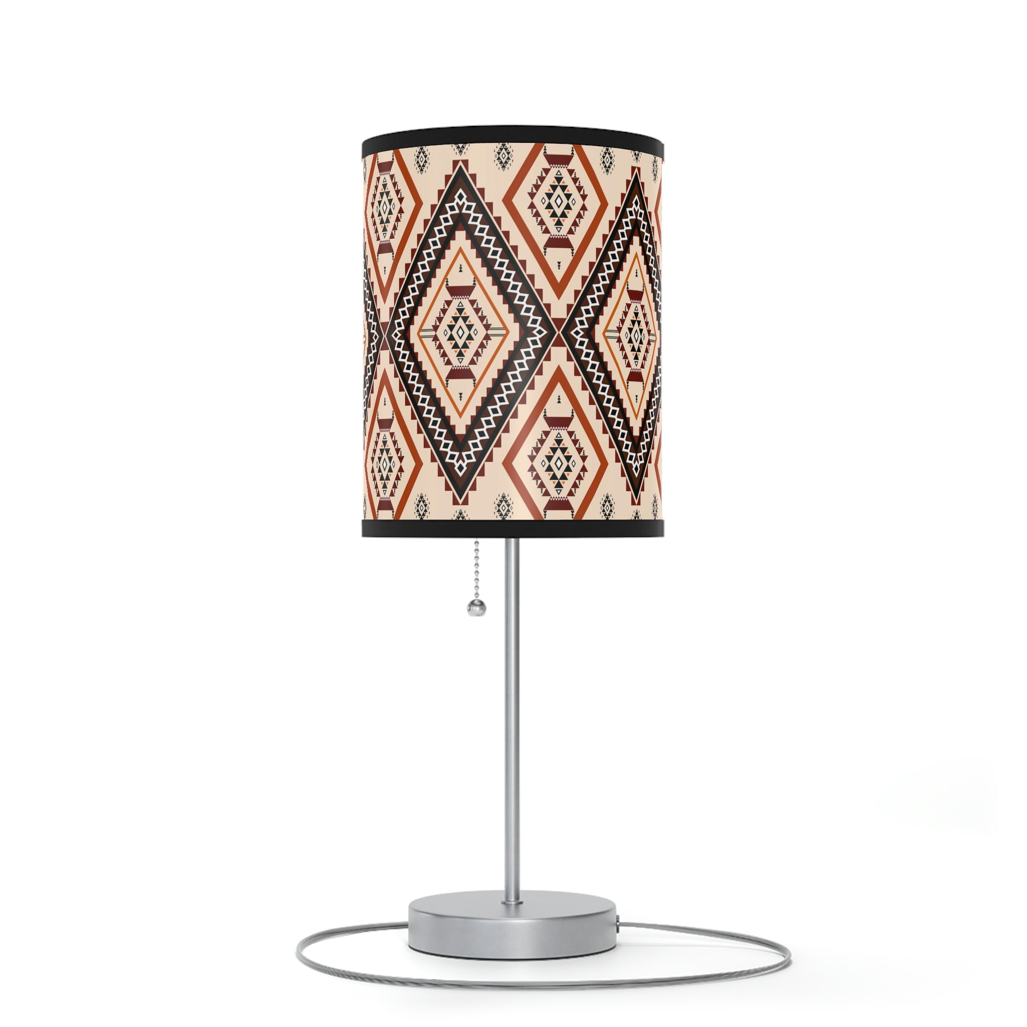 Southwestern Style Table Lamp for Bedroom & Living Room - Adjustable Reading Light with US/CA Plug - Perfect for Nightstands, Sofa Side Tables and Home Office Desks