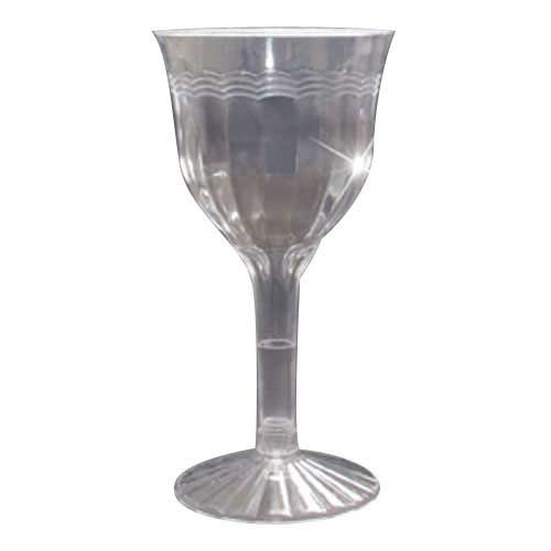 Premium 6 oz Fluted Wine Glasses - Set of 2 (Case of 120) - Elegant Crystal Clear Stemware for Wedding Receptions, Fine Dining & Special Occasions