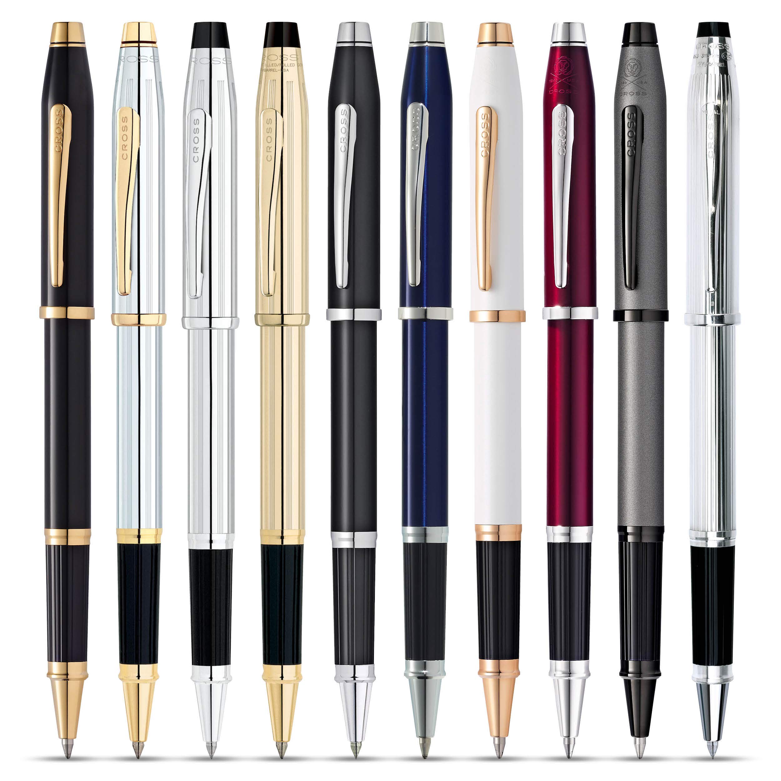 Cross Century II Refillable Gel Ink Rollerball Pen - Medium Point, Translucent Plum Lacquer Finish with Luxury Gift Box - Perfect for Office, Business Gifts & Signature Writing