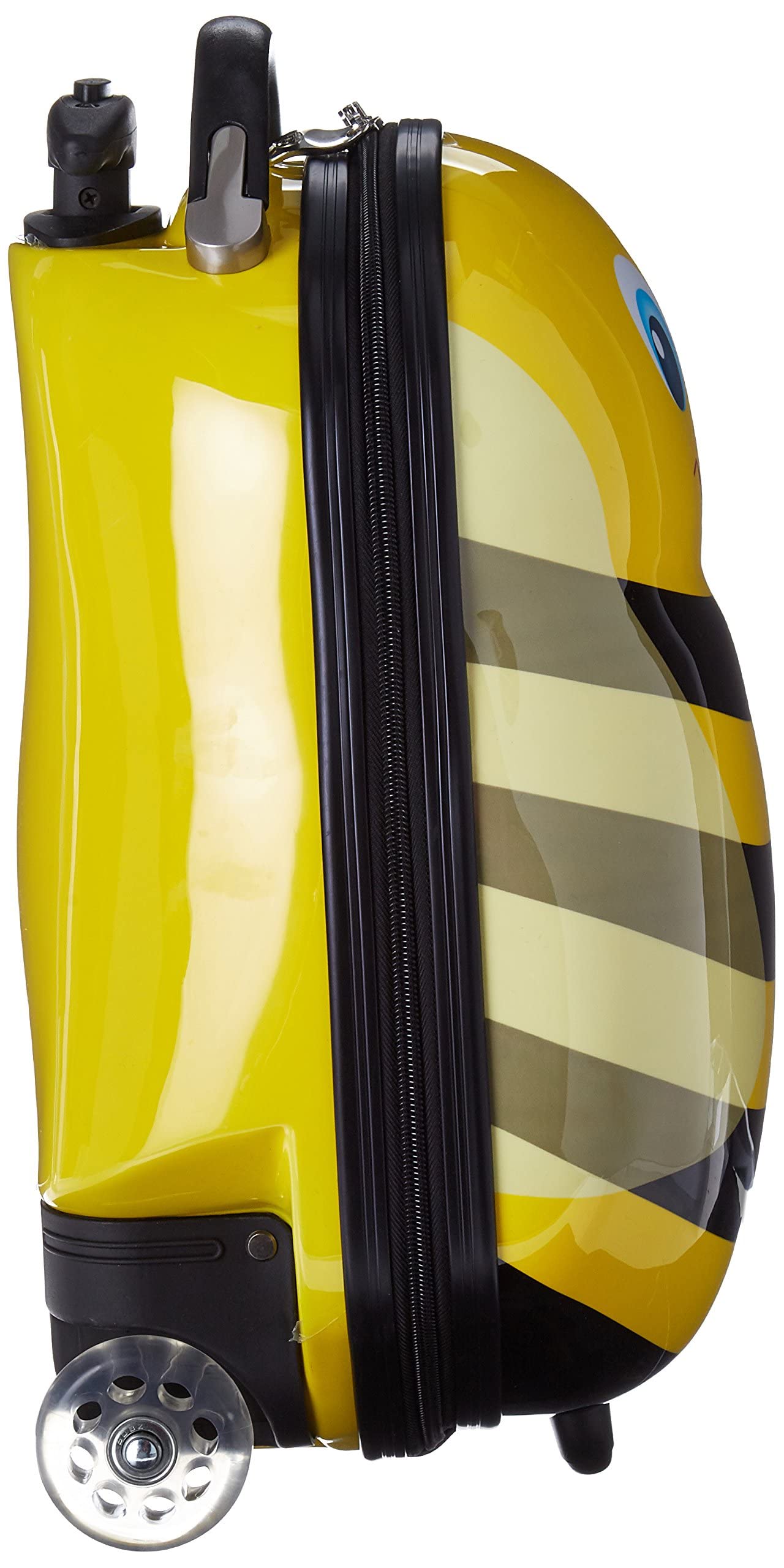 Heys Travel Tots Bumble Bee Kids Luggage - Lightweight Carry-On Suitcase with Wheels for Boys & Girls | Perfect for Airplane Travel, Road Trips & Sleepovers