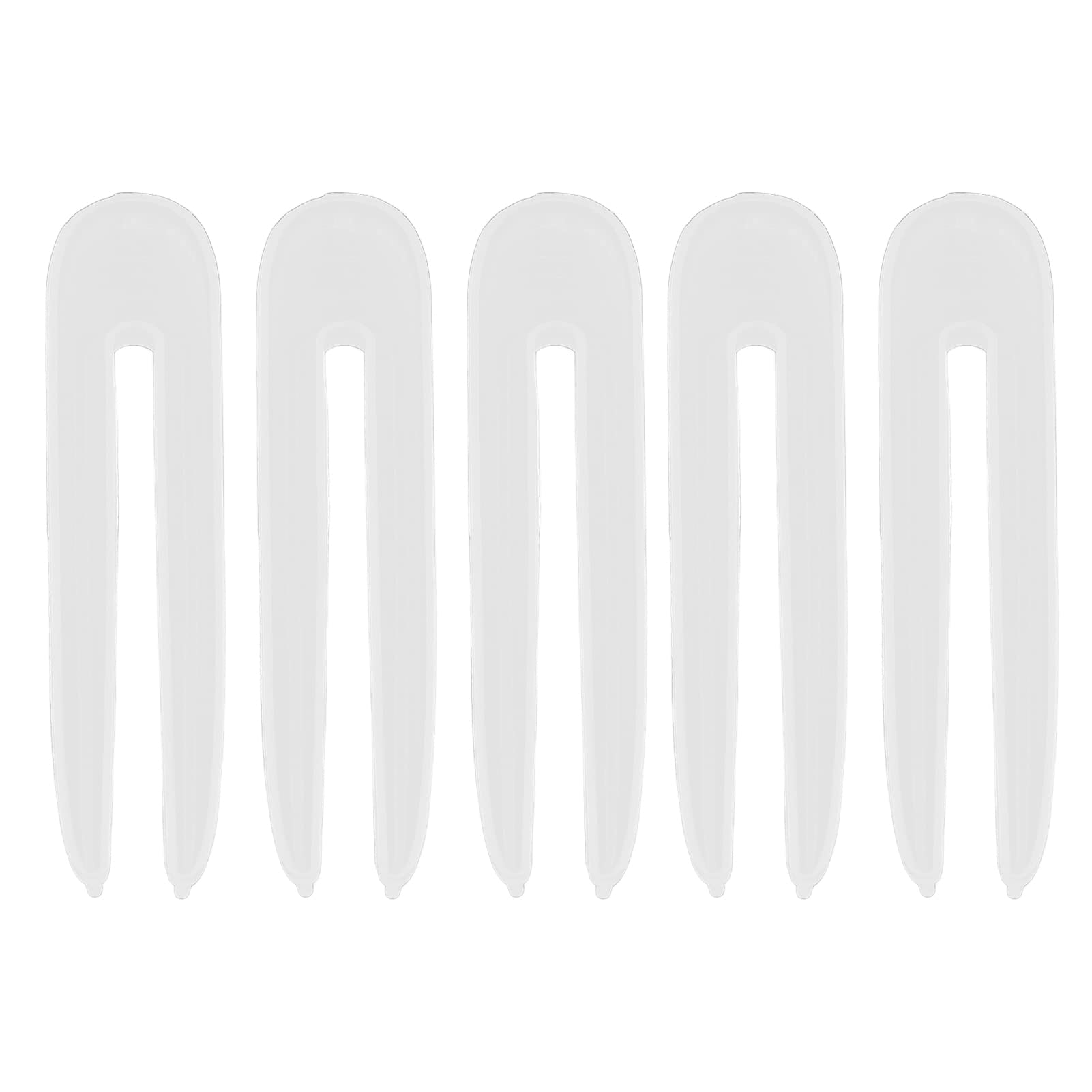 5Pcs Silicone Hairpin DIY Kit - Easy Demoulding Elastic Retro Hair Clips for Household Crafts, DIY Hair Accessories & Creative Projects | Perfect for Hair Styling, Gift Making & Crafting
