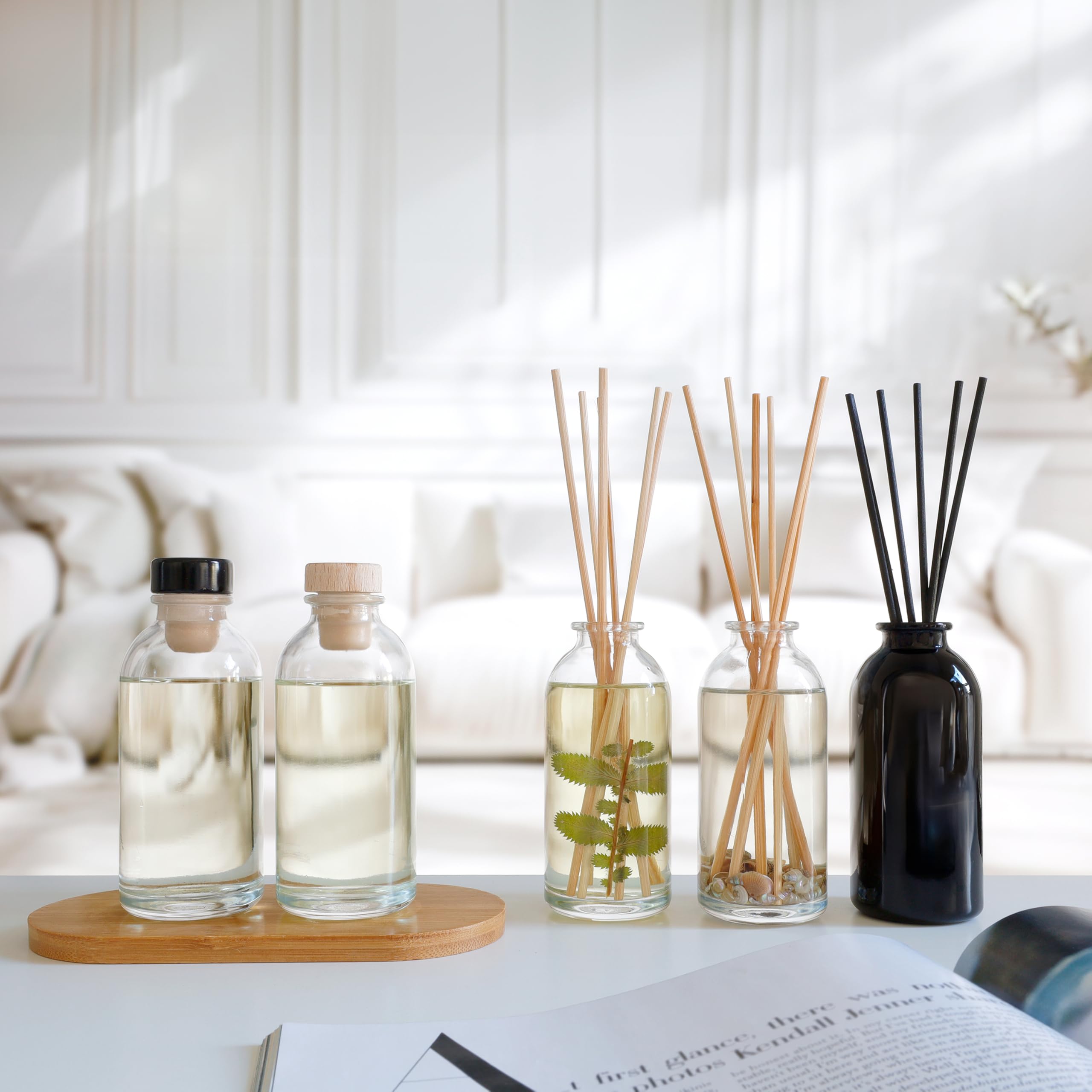 Urban Naturals Mountain Air Scented Oil Reed Diffuser Refill - 4 oz | Fresh Herbs, Birch, Pear, Sage & Amber Fragrance | Includes Free Reed Sticks | Home & Office Aromatherapy for Relaxation & Stress Relief