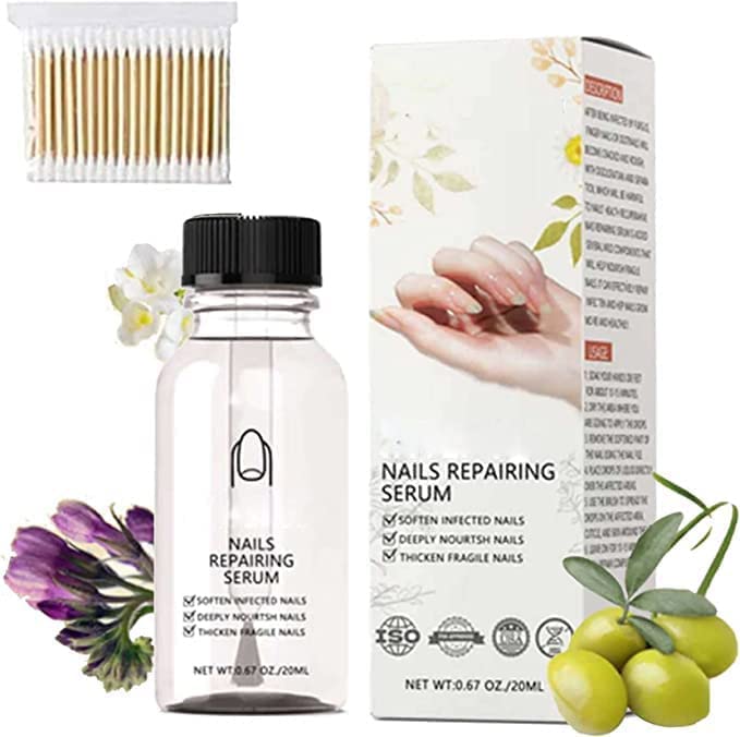 Fast-Acting Nail Growth & Strengthening Serum - Repair Damaged Fingernails & Toenails in 7 Days - 3 Pack for Healthy Nails at Home & Salon