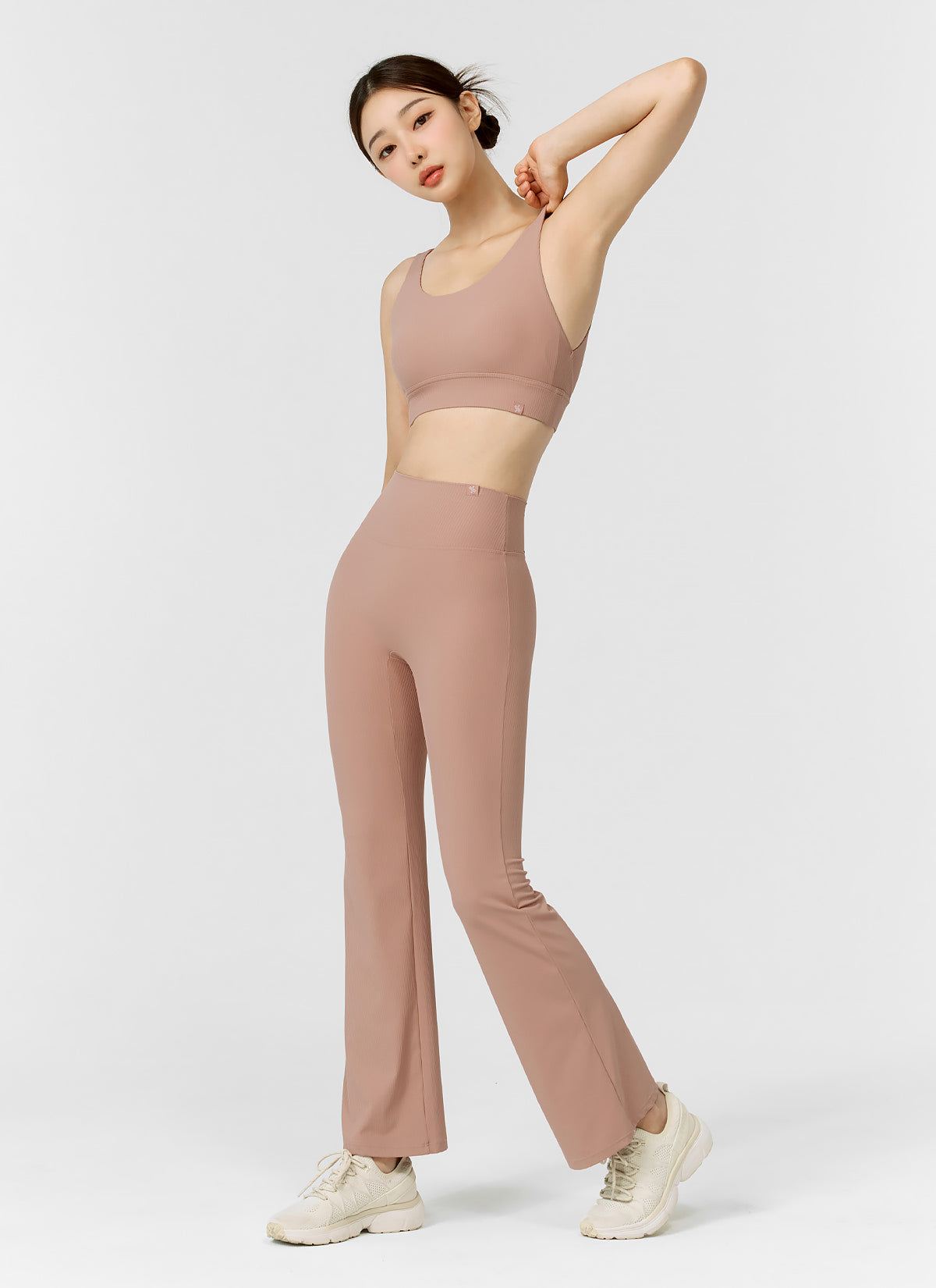 Comfortable Stretch Ribbed Bootcut Pants for Women - Flattering Fit for Work, Casual & Night Out
