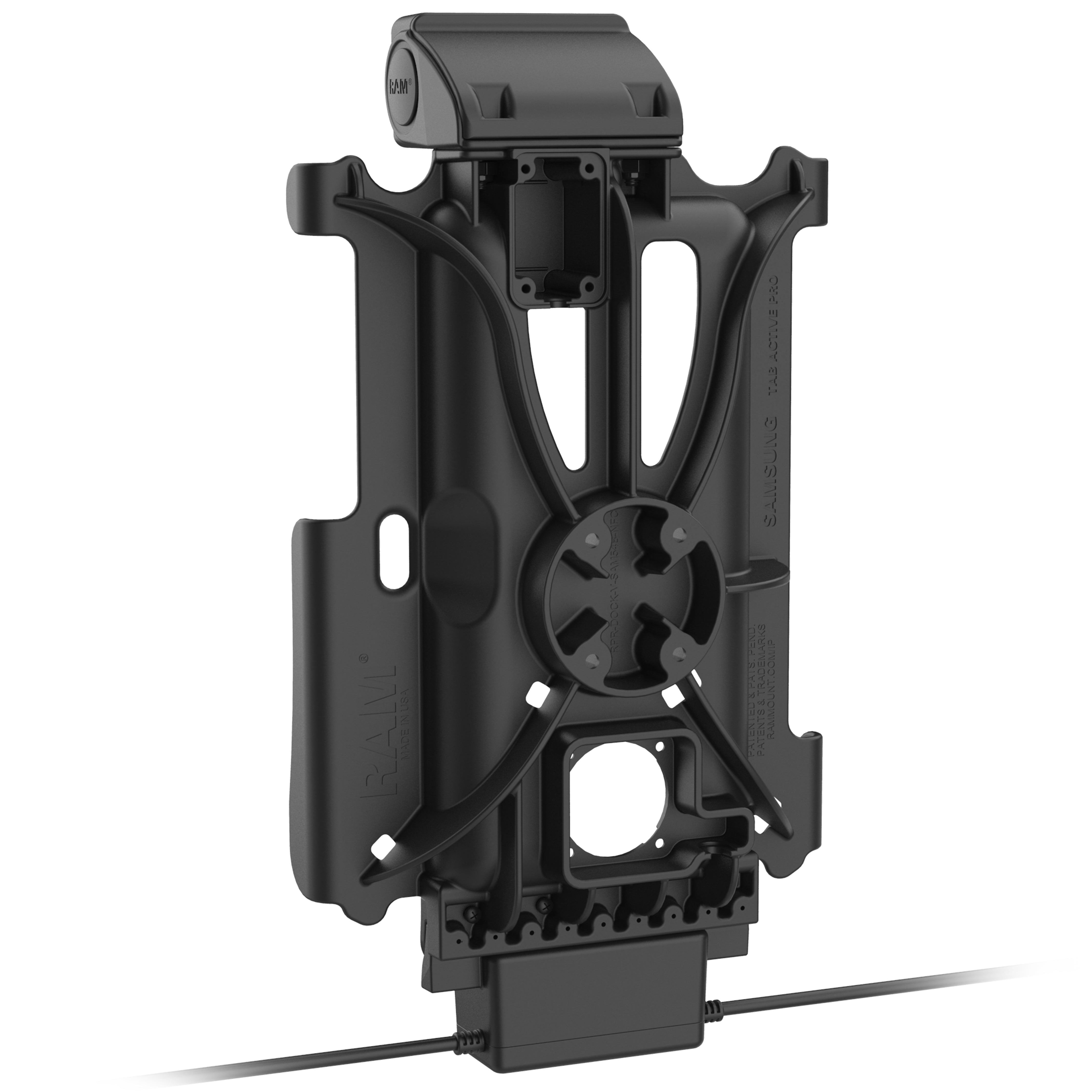 GDS® Tough Dock™ Multi Mode Charging Station for Samsung Tab Active4 Pro & Tab Active Pro - Rugged Tablet Dock with Secure Mounting (RAM GDS DOCK SAM54N MMU) - Perfect for Warehouse, Construction & Outdoor Work Environments