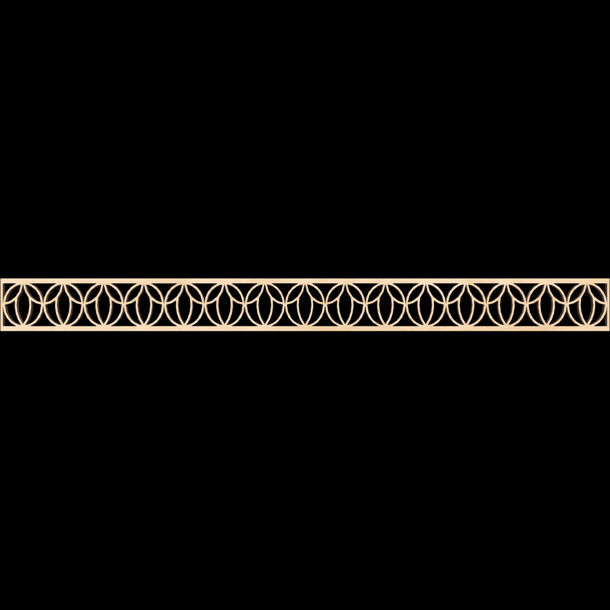 Shoshoni Fretwork Moulding - Decorative Wood Trim for Home & Furniture DIY Projects | Perfect for Wall Paneling, Cabinetry, and Interior Design