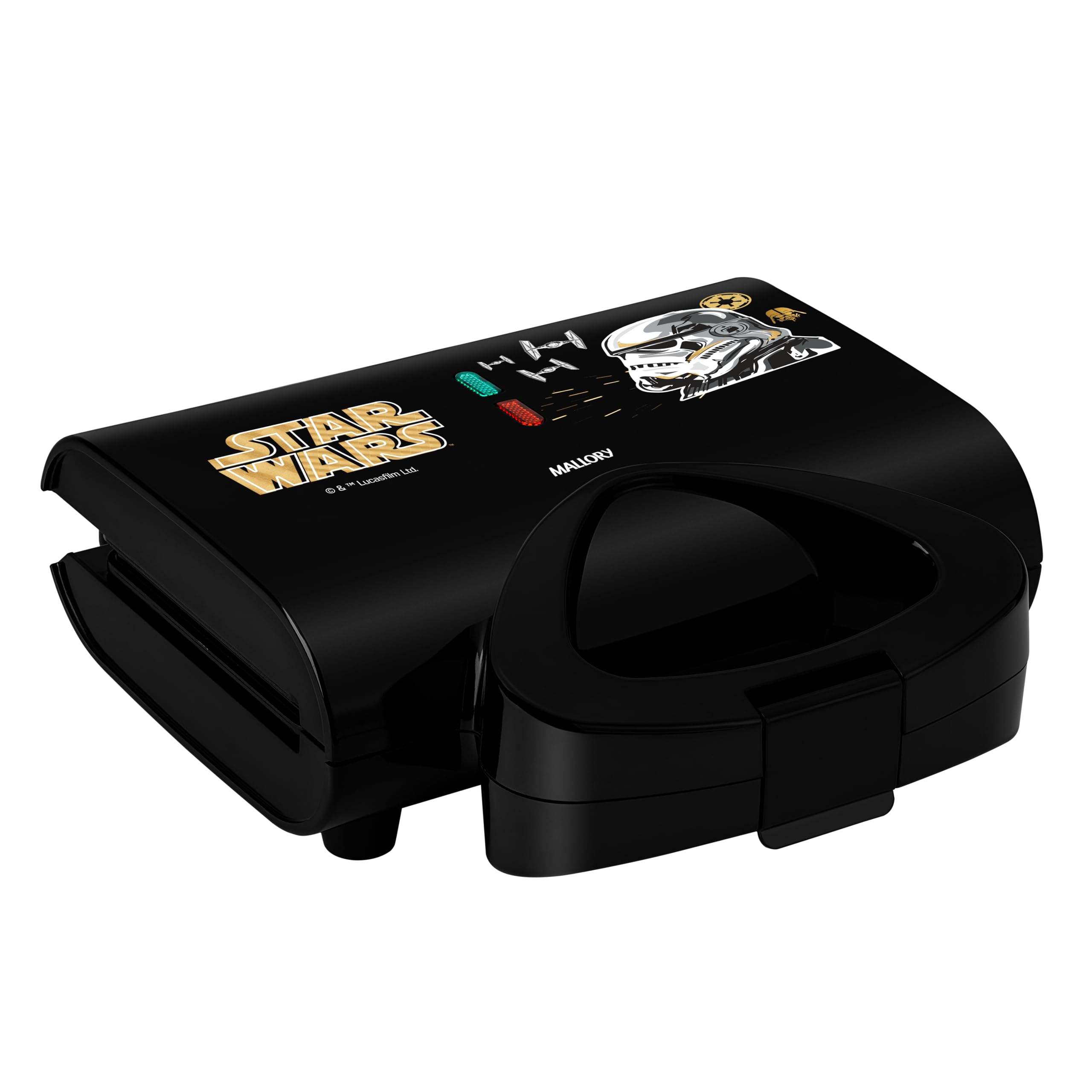 Star Wars Empire Sandwich Maker - 220V Electric Panini Press for Home & Office - Perfect for Grilled Cheese, Paninis & Breakfast Sandwiches